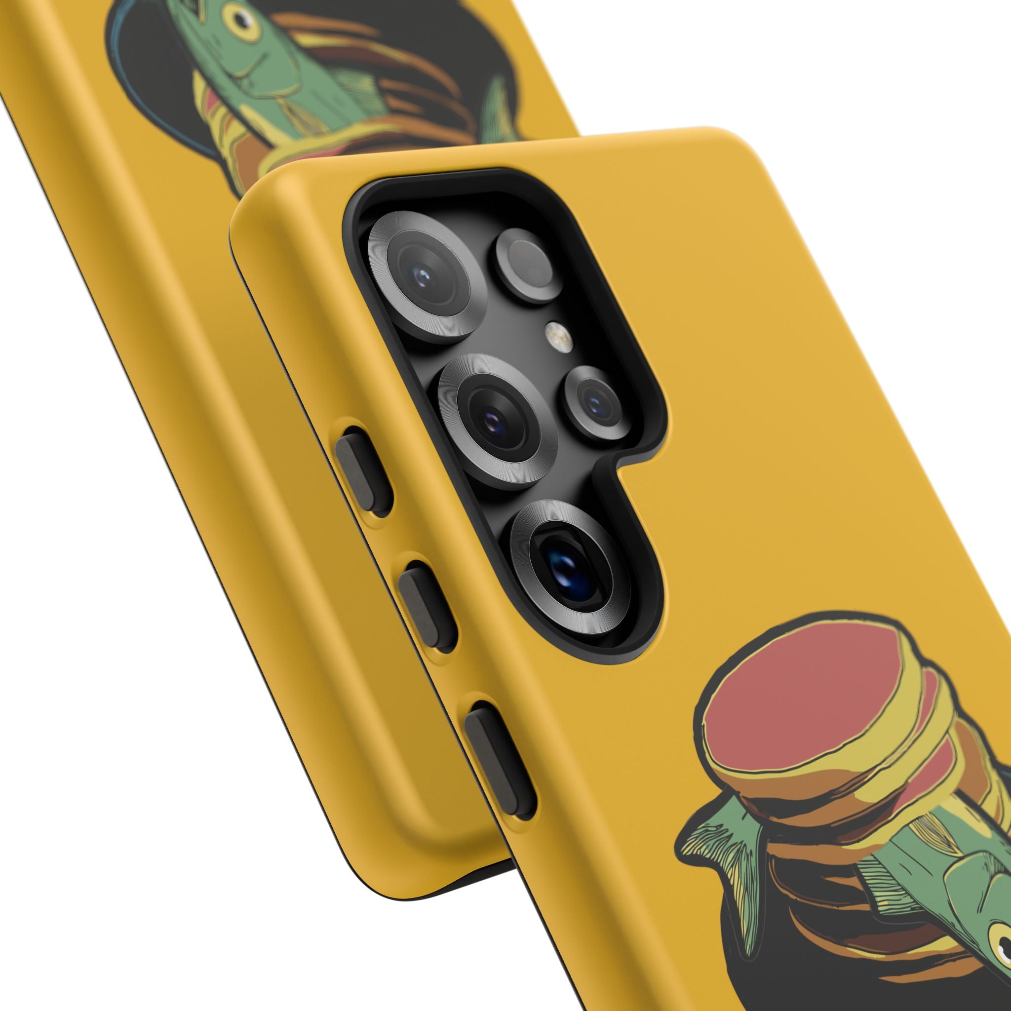 KPOP Style Fish Pancakes Yellow Smartphone Tough Cases