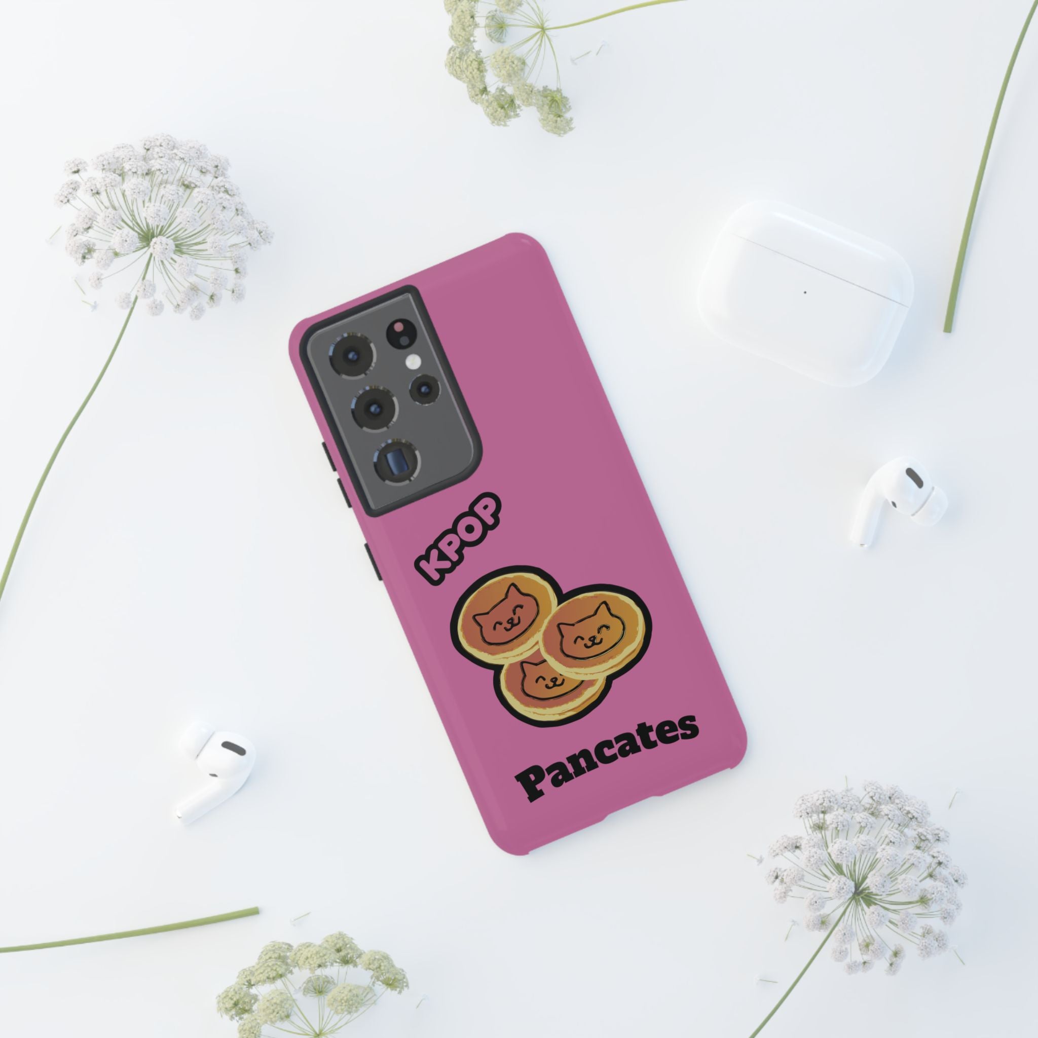 KPOP Style Pancates Pink Smartphone Tough Cases