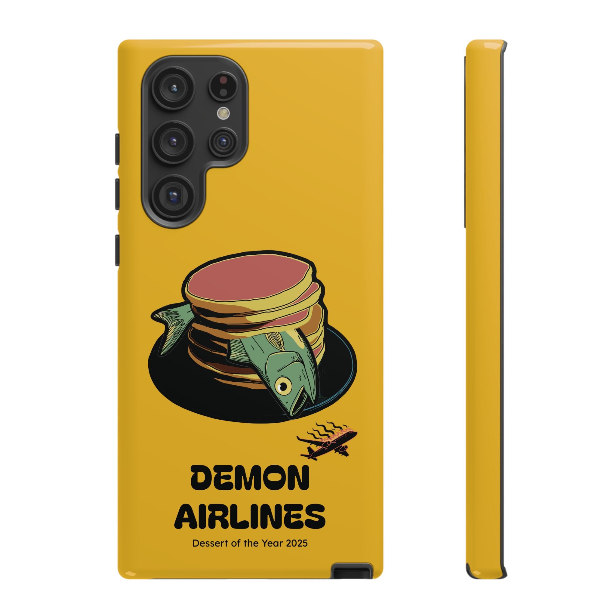 KPOP Style Fish Pancakes Yellow Smartphone Tough Cases
