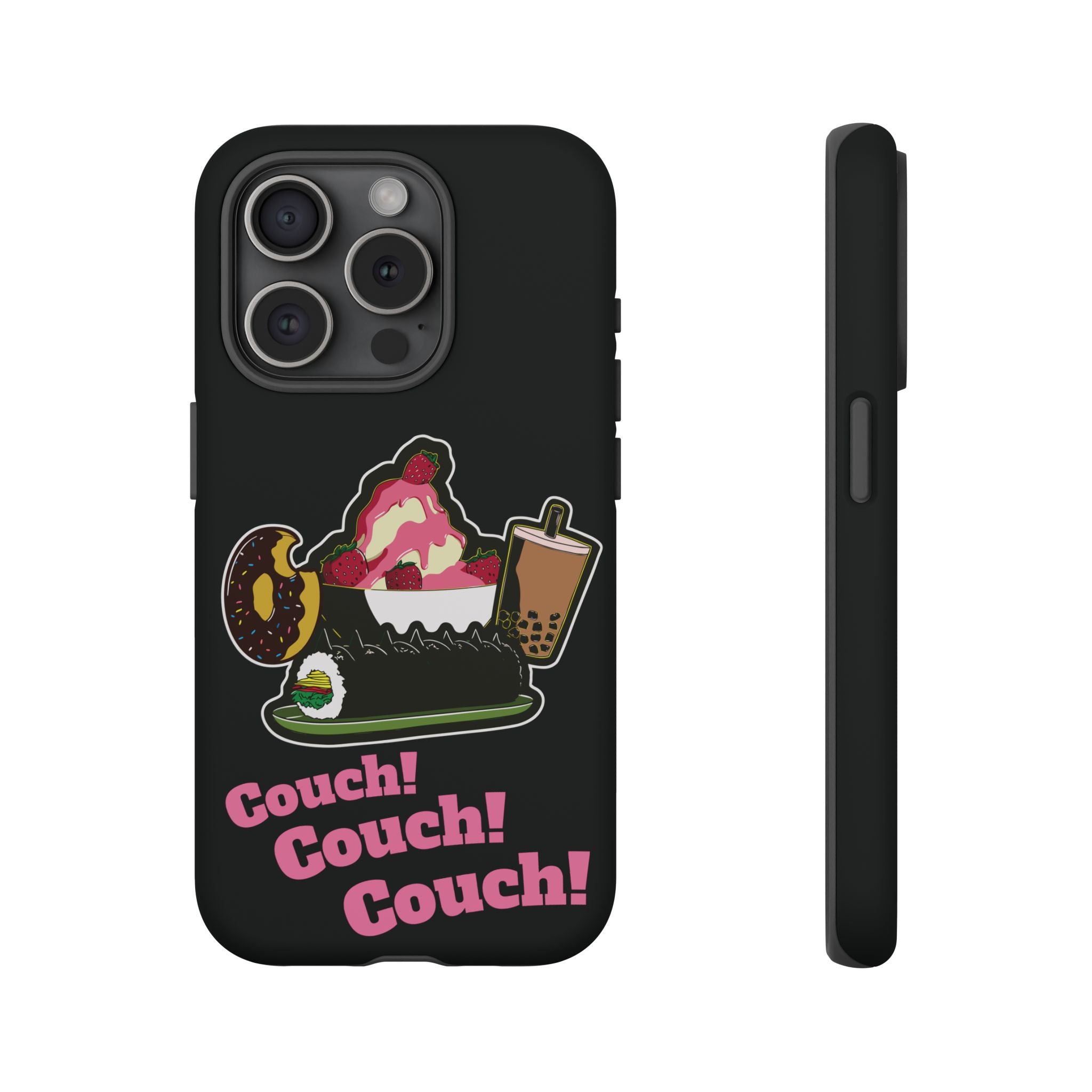 KPOP Style Black Couch Couch Couch Smartphone Tough Cases
