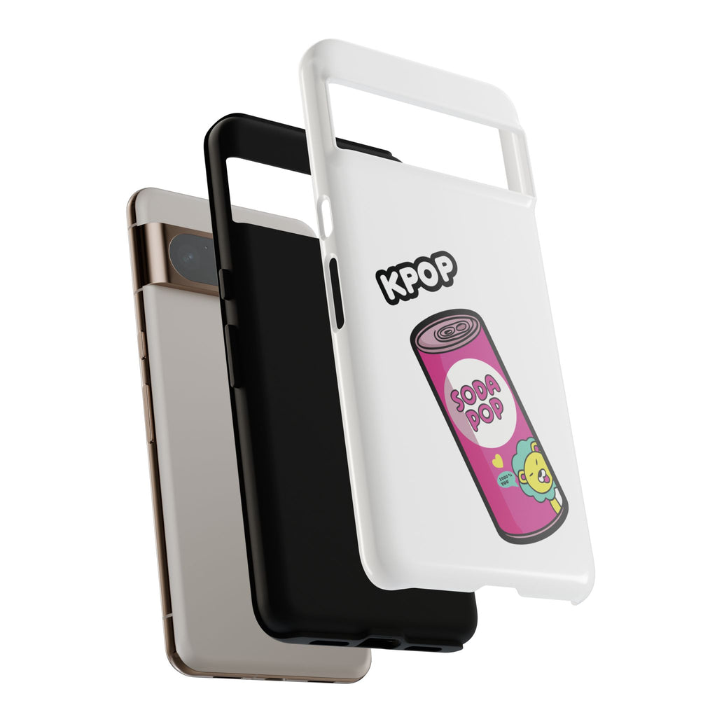 KPOP Style Soda Pop White Smartphone Tough Cases