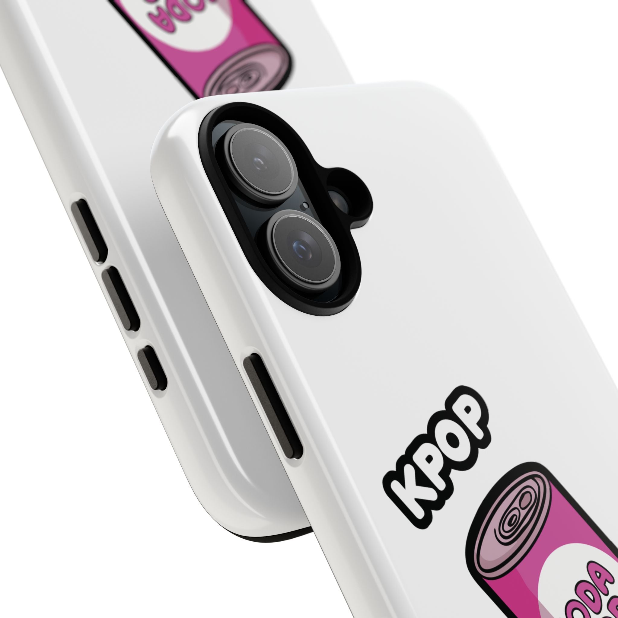 KPOP Style Soda Pop White Smartphone Tough Cases