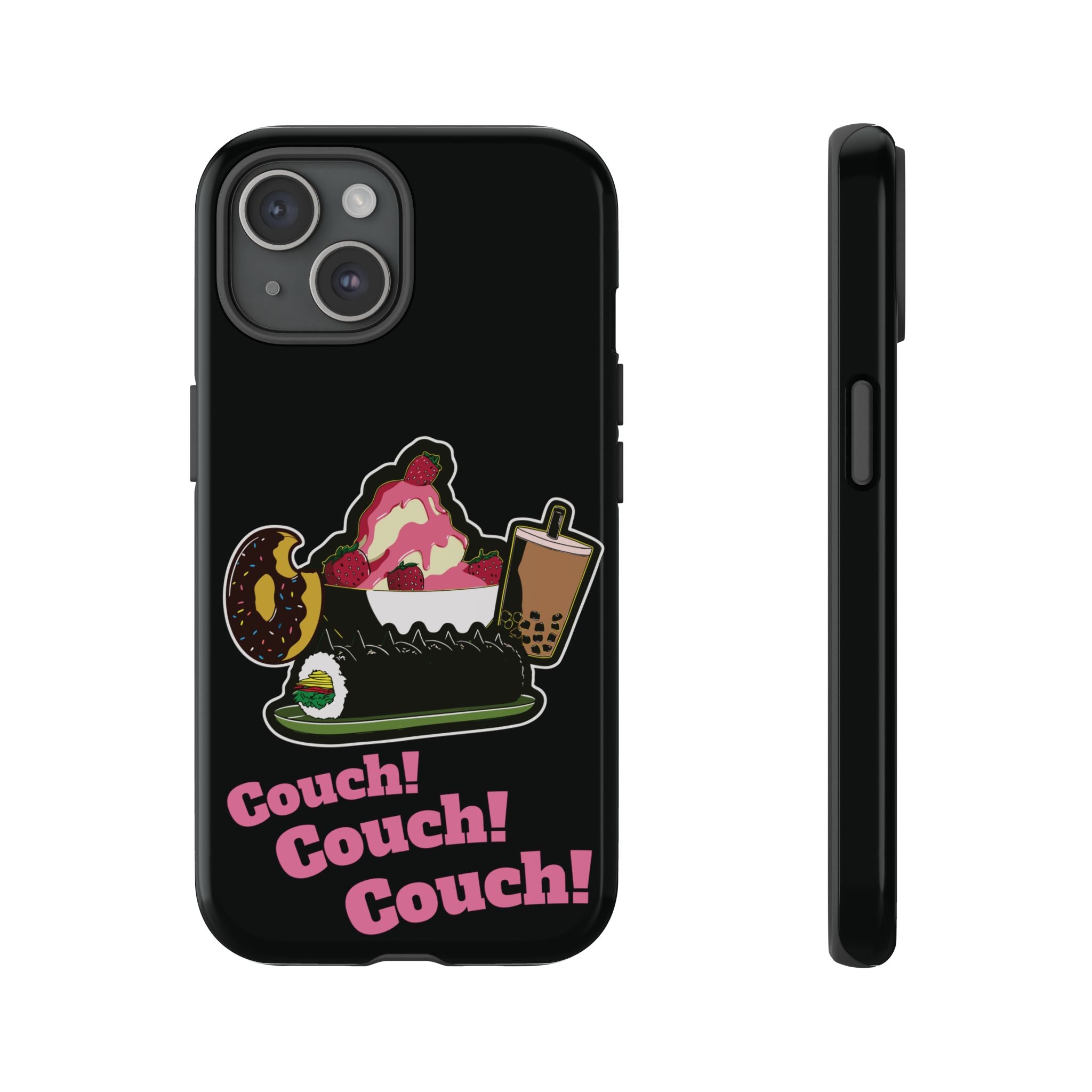 KPOP Style Black Couch Couch Couch Smartphone Tough Cases
