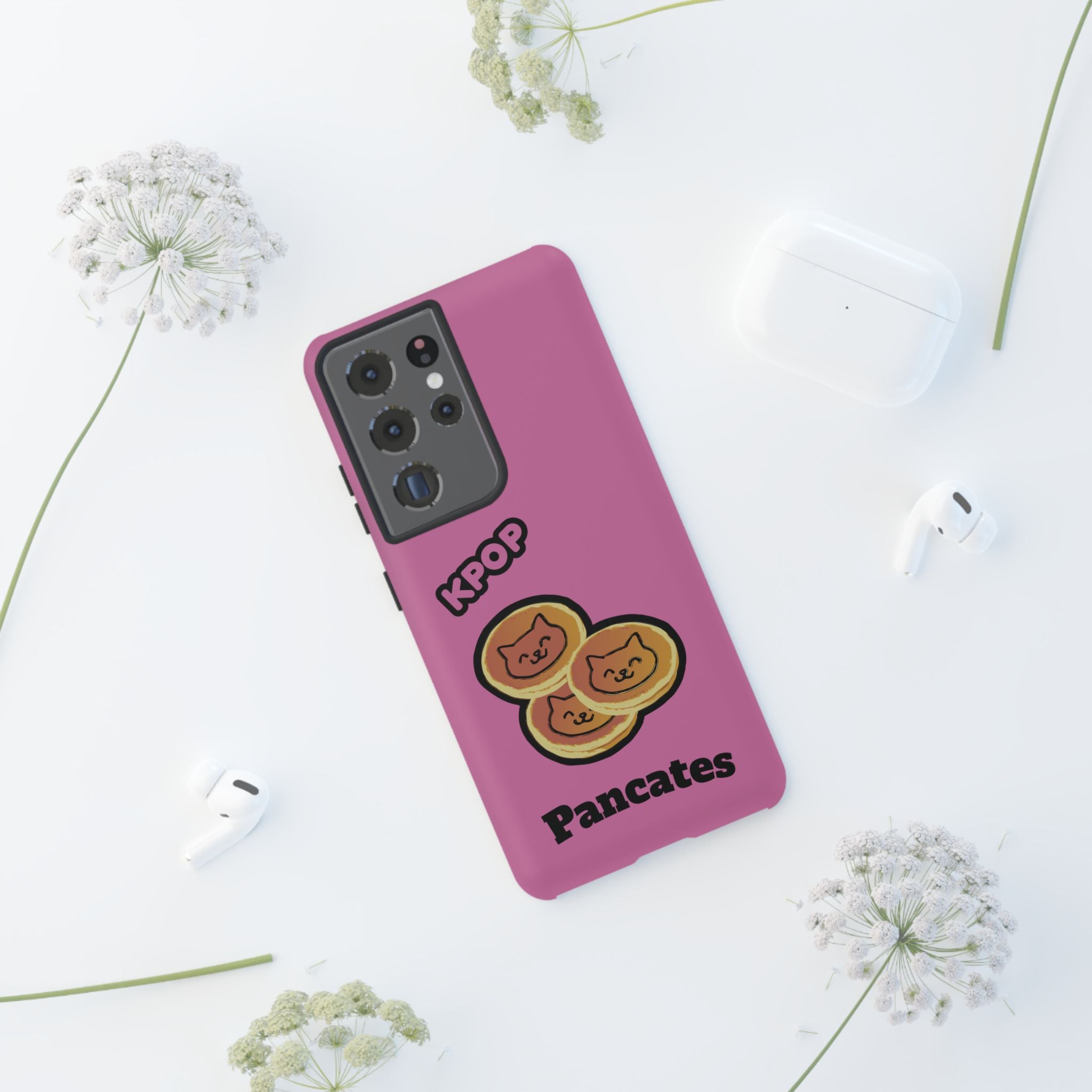 KPOP Style Pancates Pink Smartphone Tough Cases
