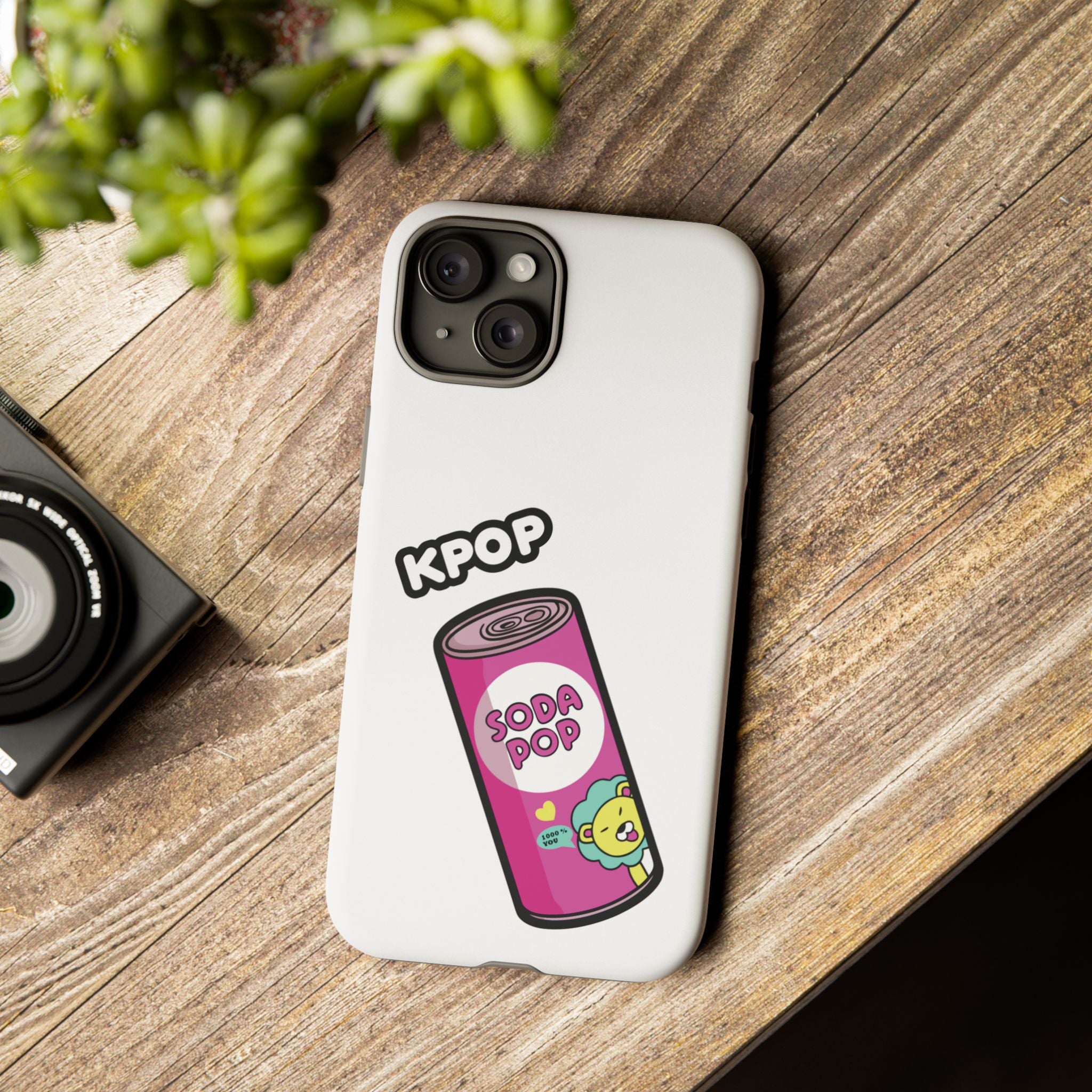 KPOP Style Soda Pop White Smartphone Tough Cases