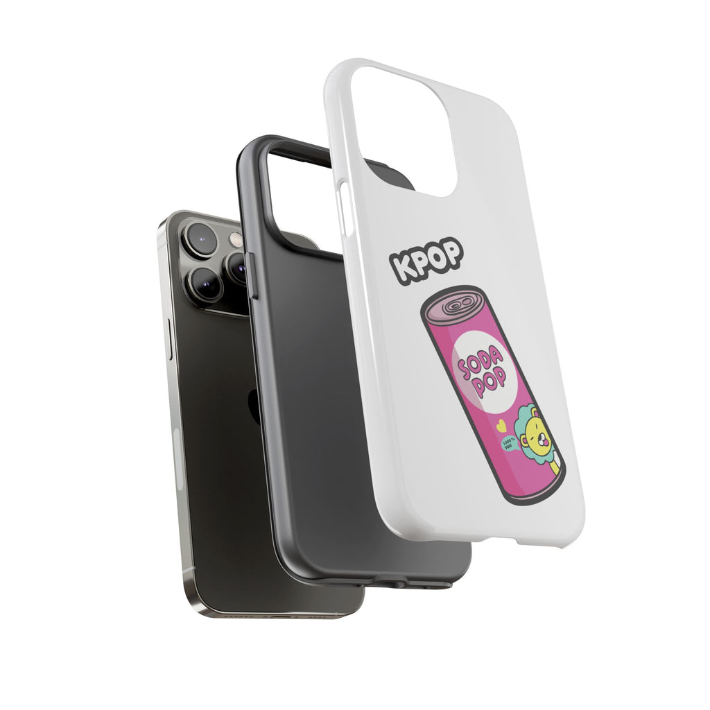 KPOP Style Soda Pop White Smartphone Tough Cases