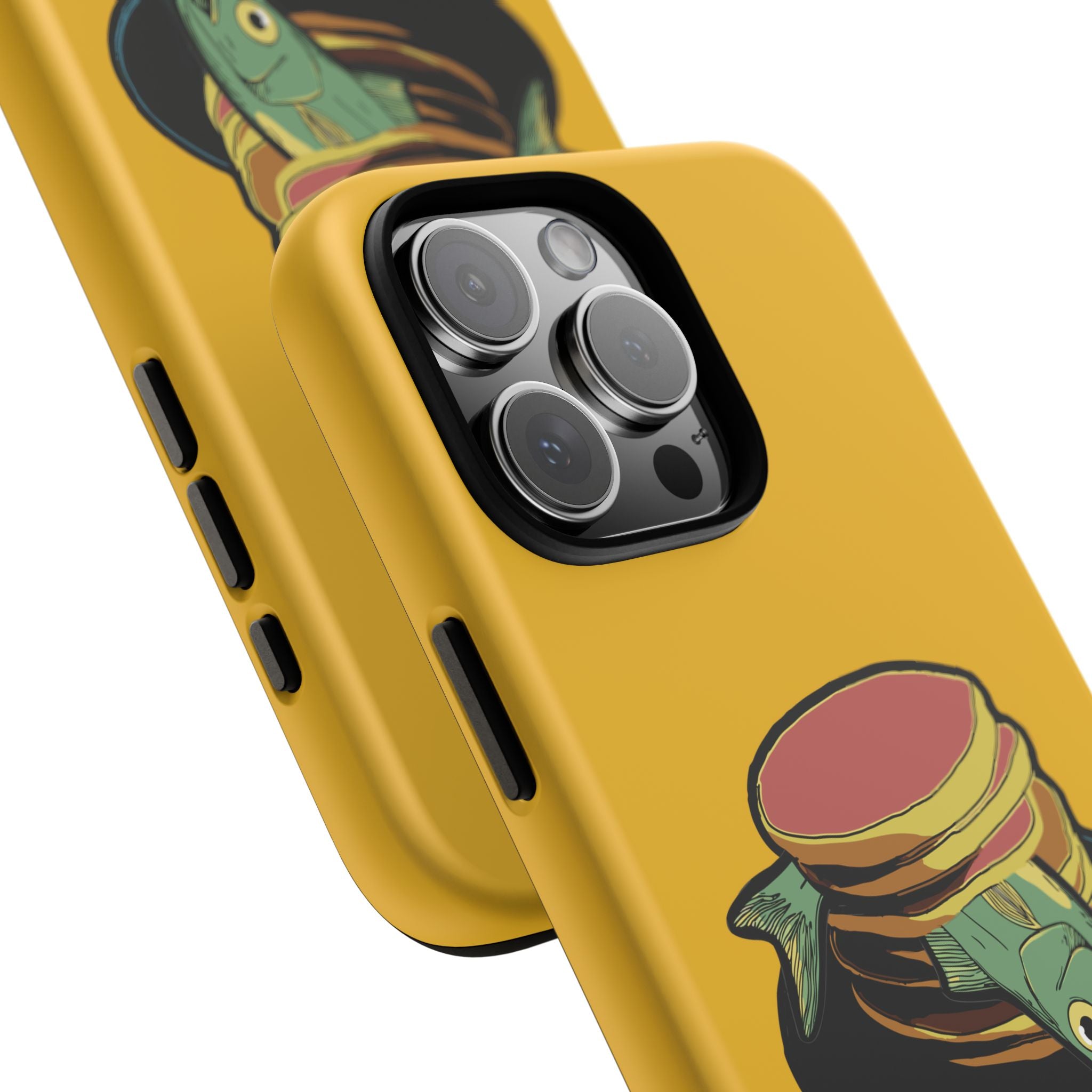 KPOP Style Fish Pancakes Yellow Smartphone Tough Cases