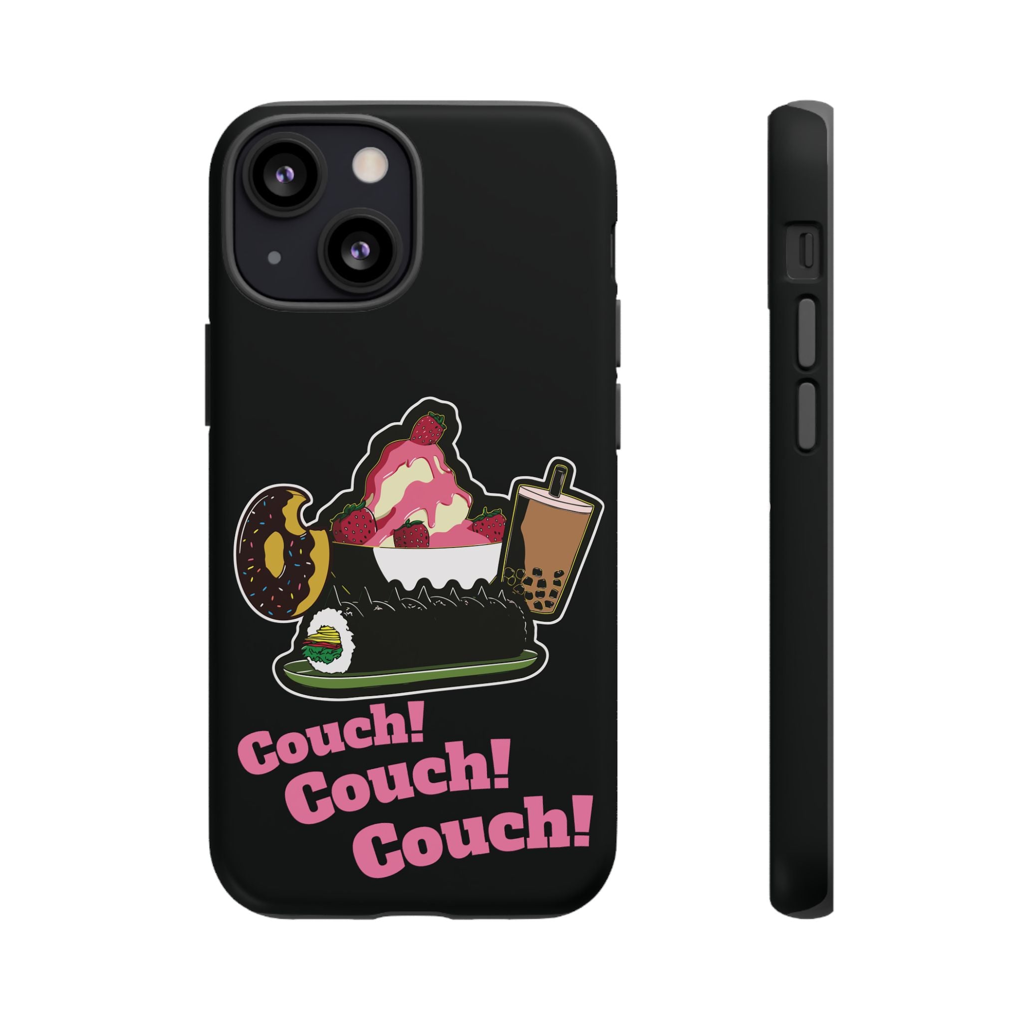 KPOP Style Black Couch Couch Couch Smartphone Tough Cases