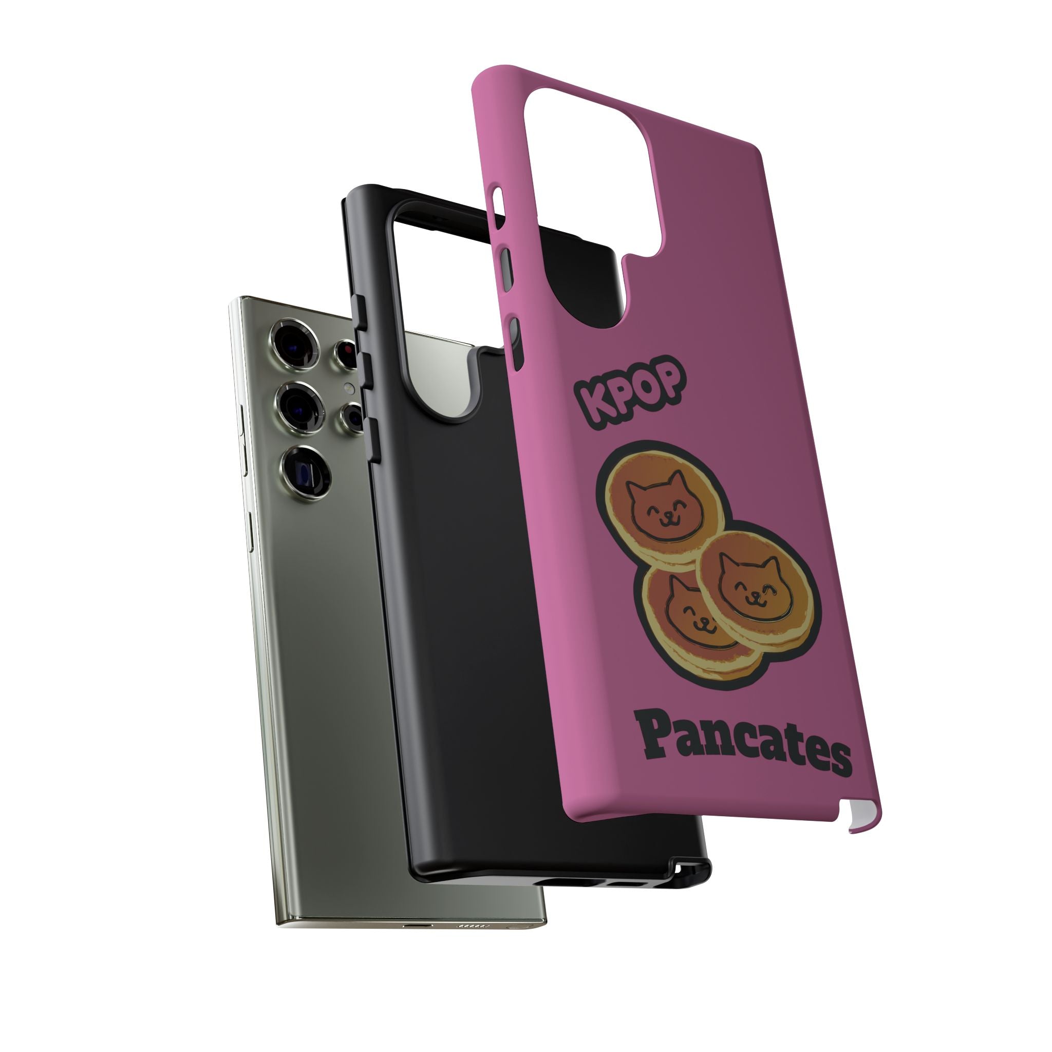 KPOP Style Pancates Pink Smartphone Tough Cases