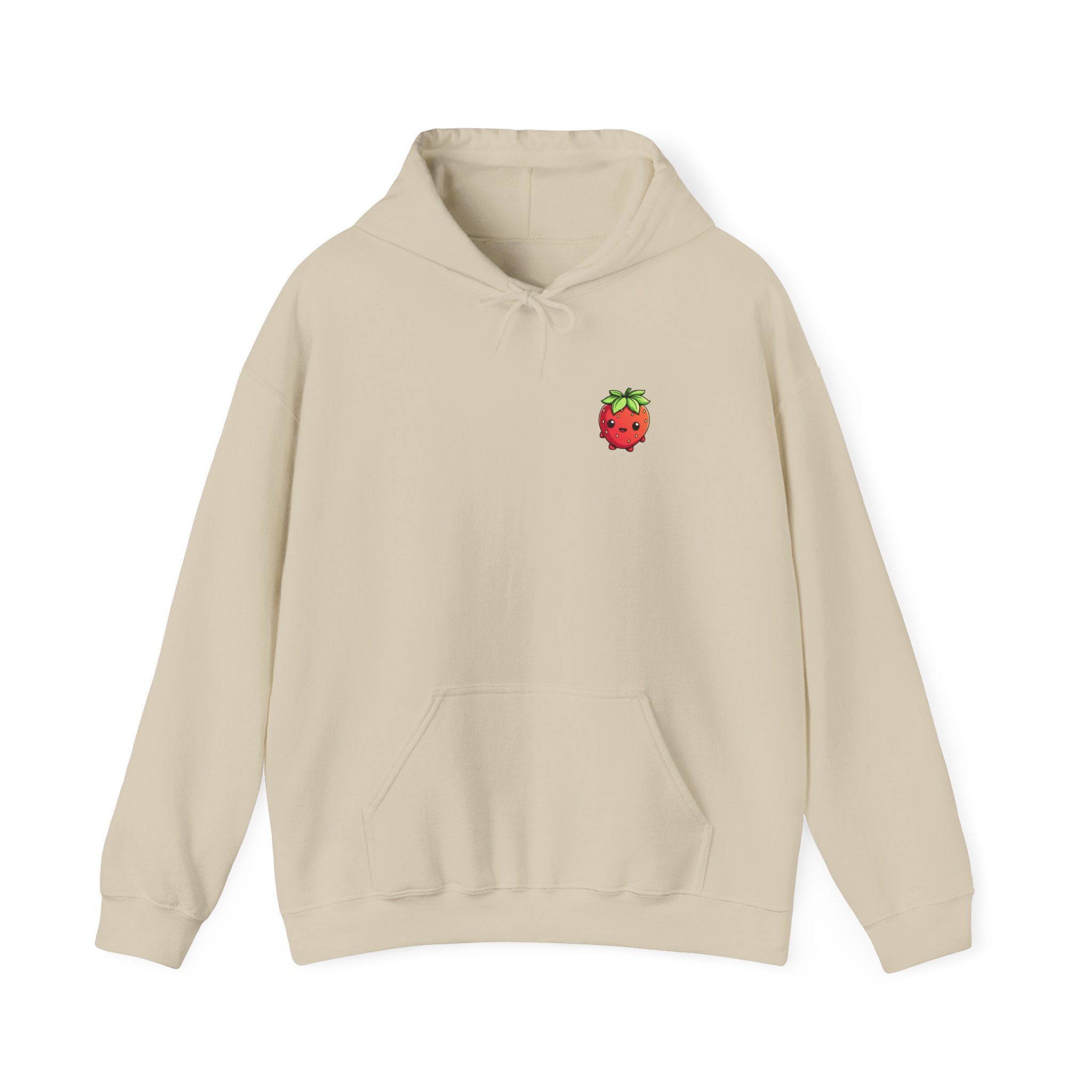 Strawberry / Erdbeer Minimampf Style Unisex Heavy Blend™ Hooded Sweatshirt
