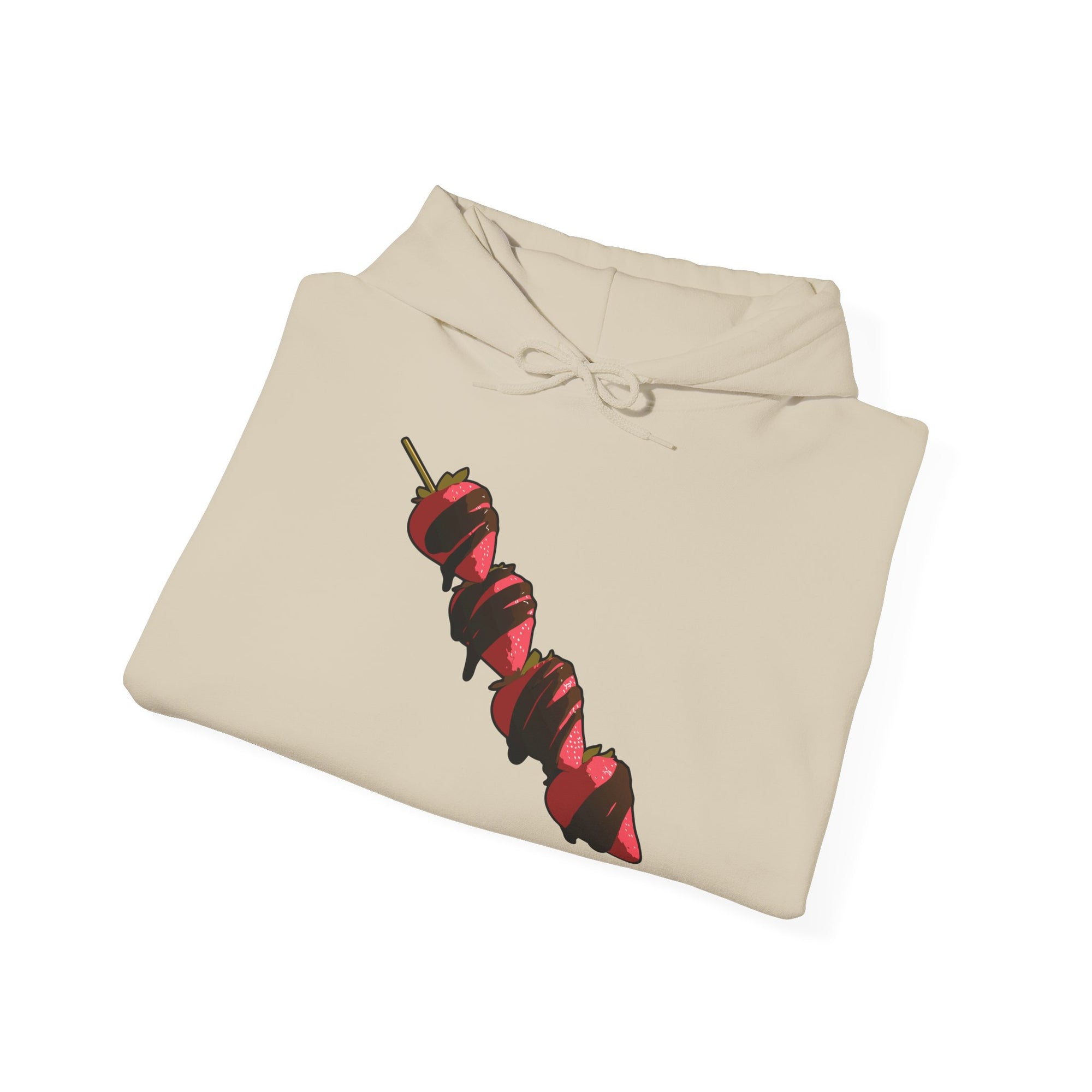 Erdbeer Fruchtspieß / Strawberry Fruit Skewer Style Unisex Heavy Blend™ Hooded Sweatshirt