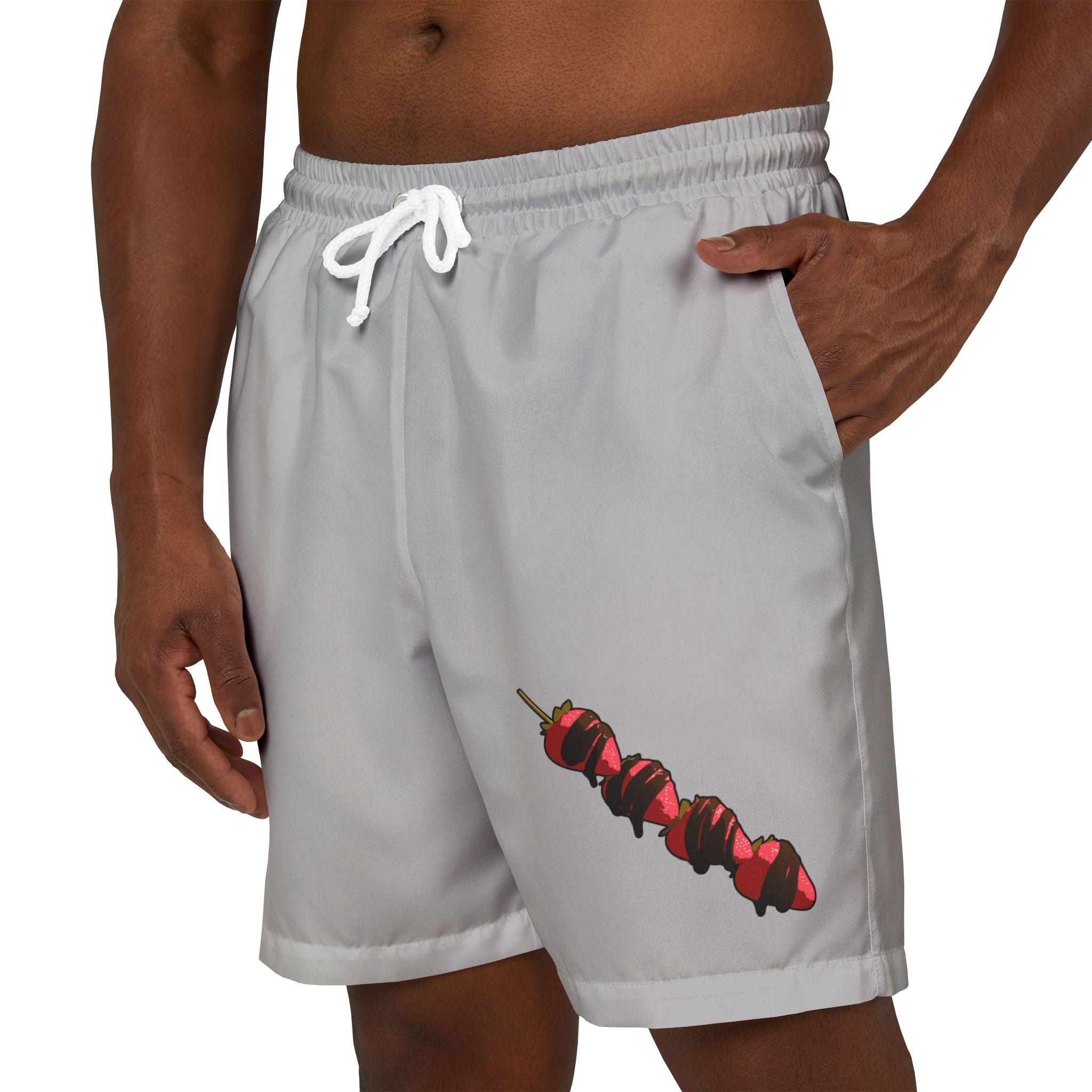 Fruchtspieß / Fruit Skewer Style Unisex Swim Shorts (AOP)