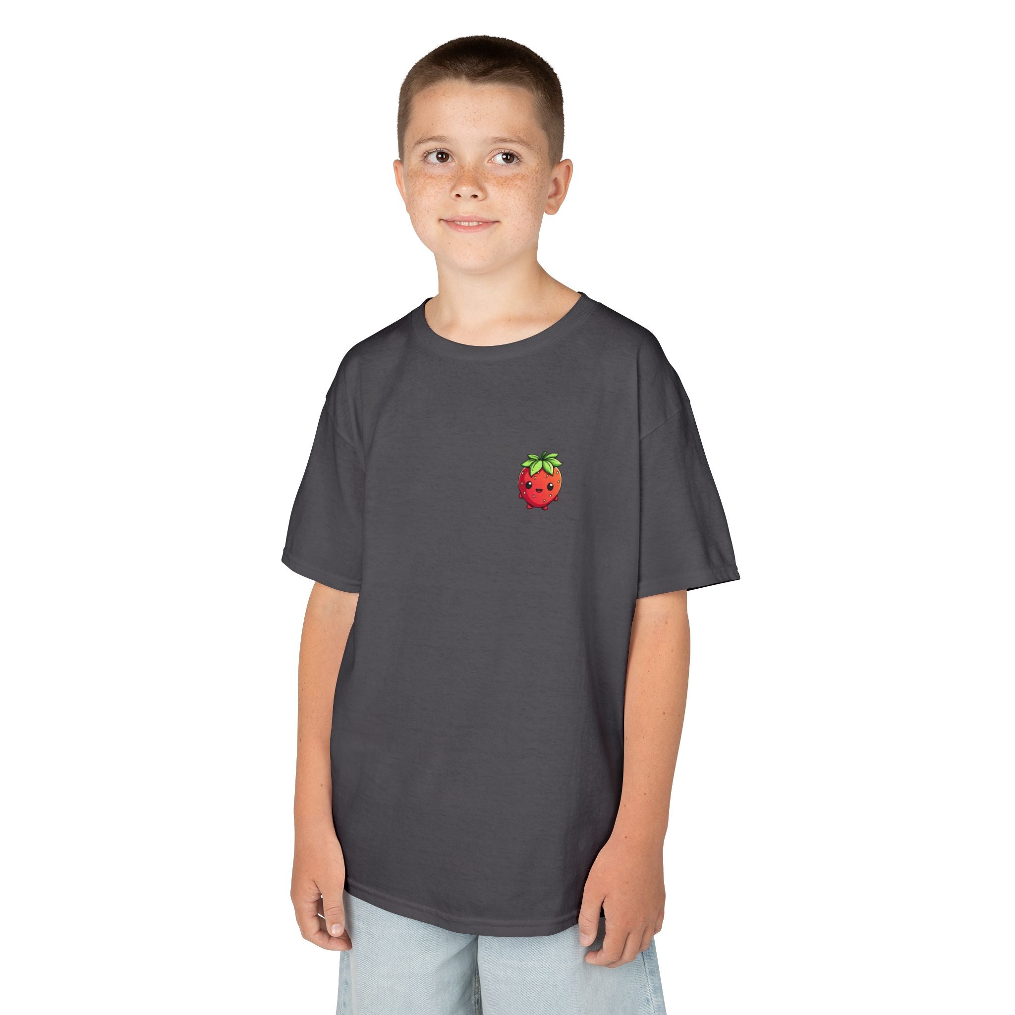 Strawberry / Erdbeer Minimampf Cartoon Kids Heavy Cotton™ Tee