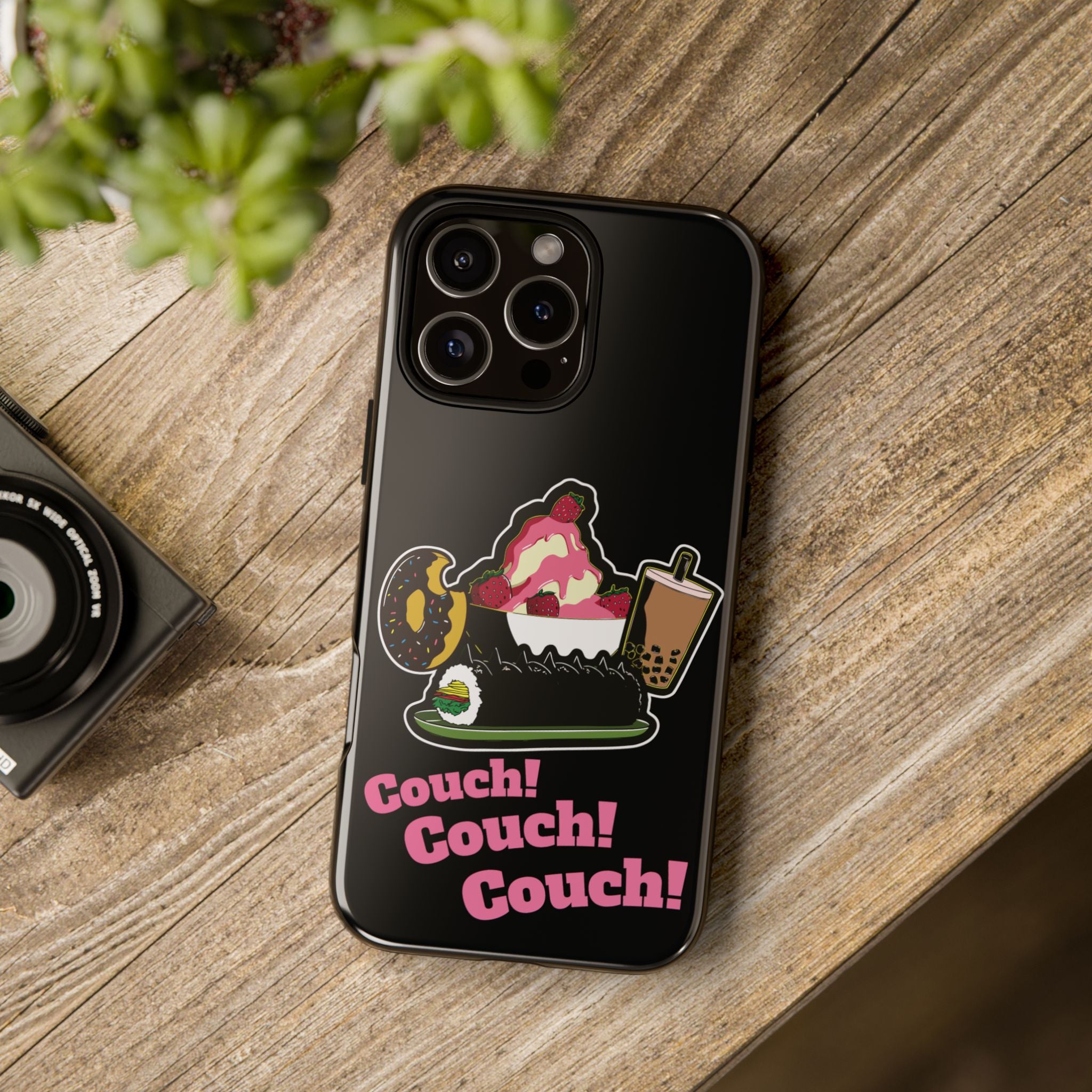 KPOP Style Black Couch Couch Couch Smartphone Tough Cases