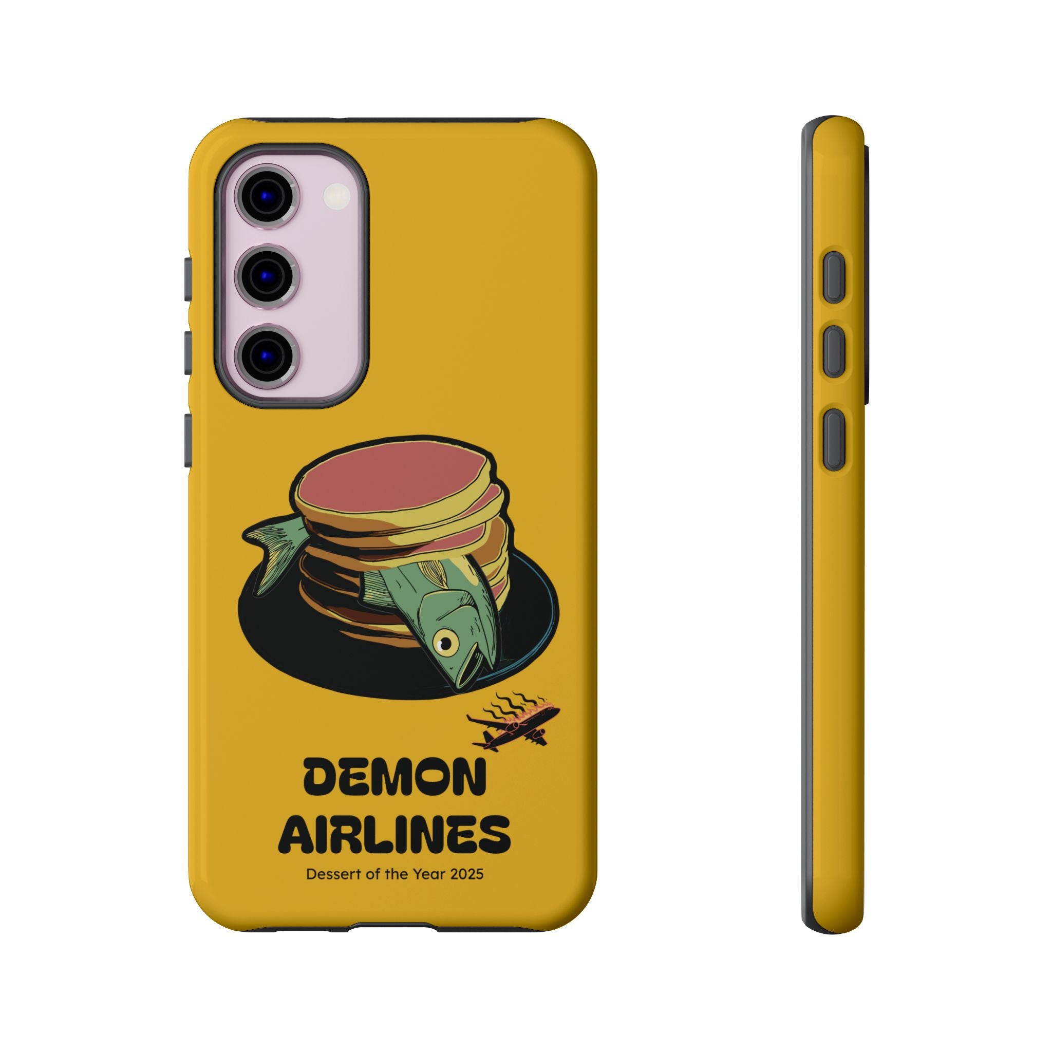 KPOP Style Fish Pancakes Yellow Smartphone Tough Cases