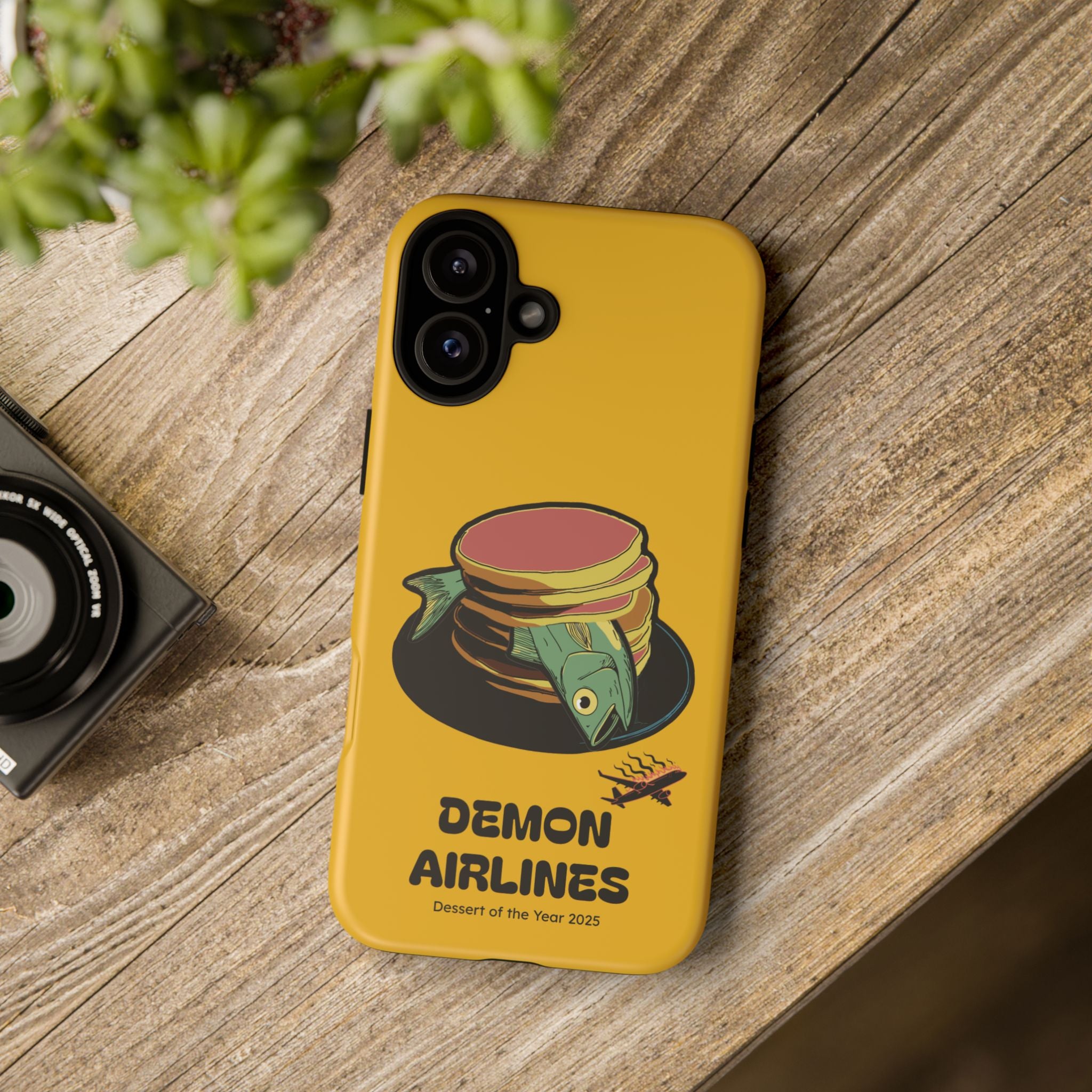 KPOP Style Fish Pancakes Yellow Smartphone Tough Cases