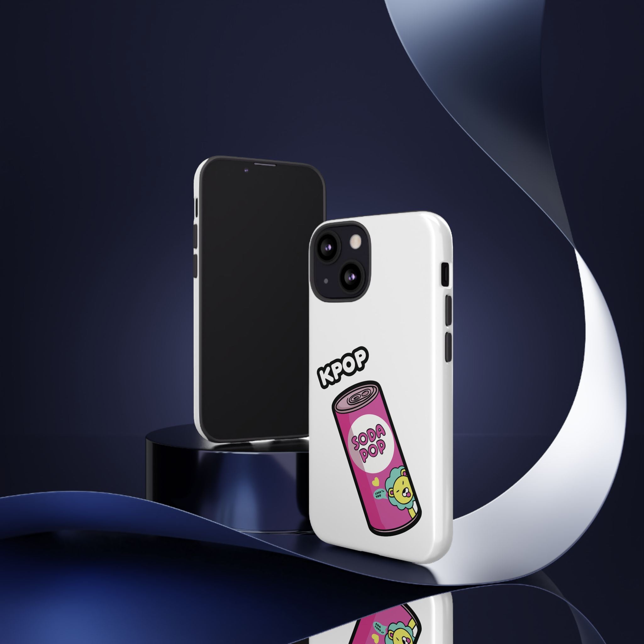 KPOP Style Soda Pop White Smartphone Tough Cases