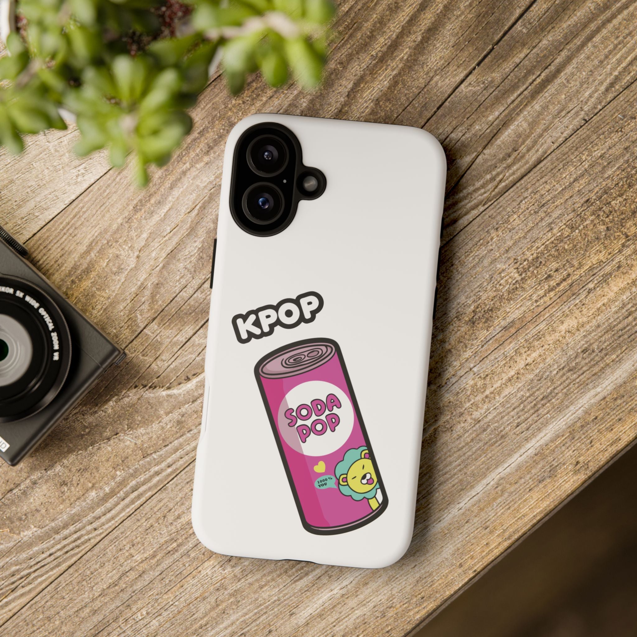 KPOP Style Soda Pop White Smartphone Tough Cases
