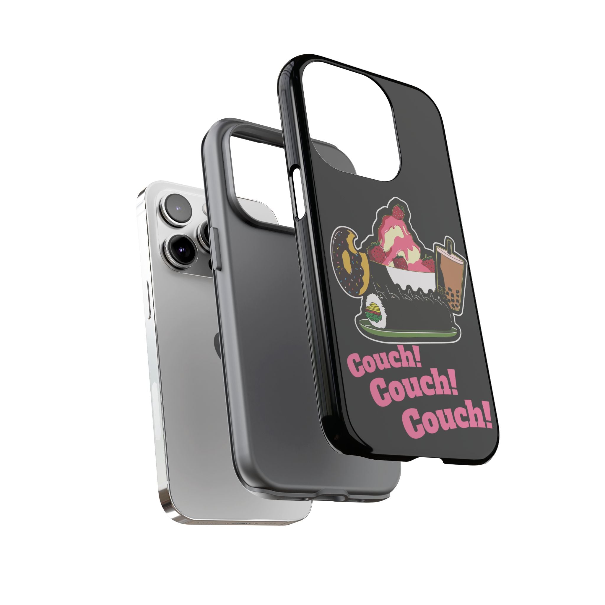 KPOP Style Black Couch Couch Couch Smartphone Tough Cases