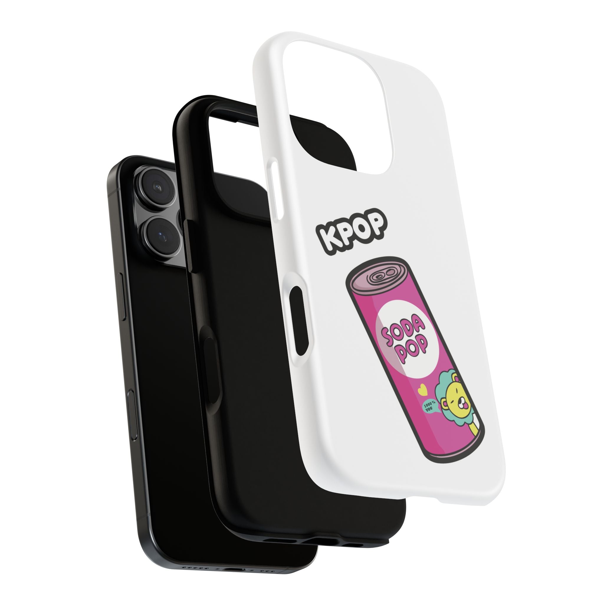 KPOP Style Soda Pop White Smartphone Tough Cases