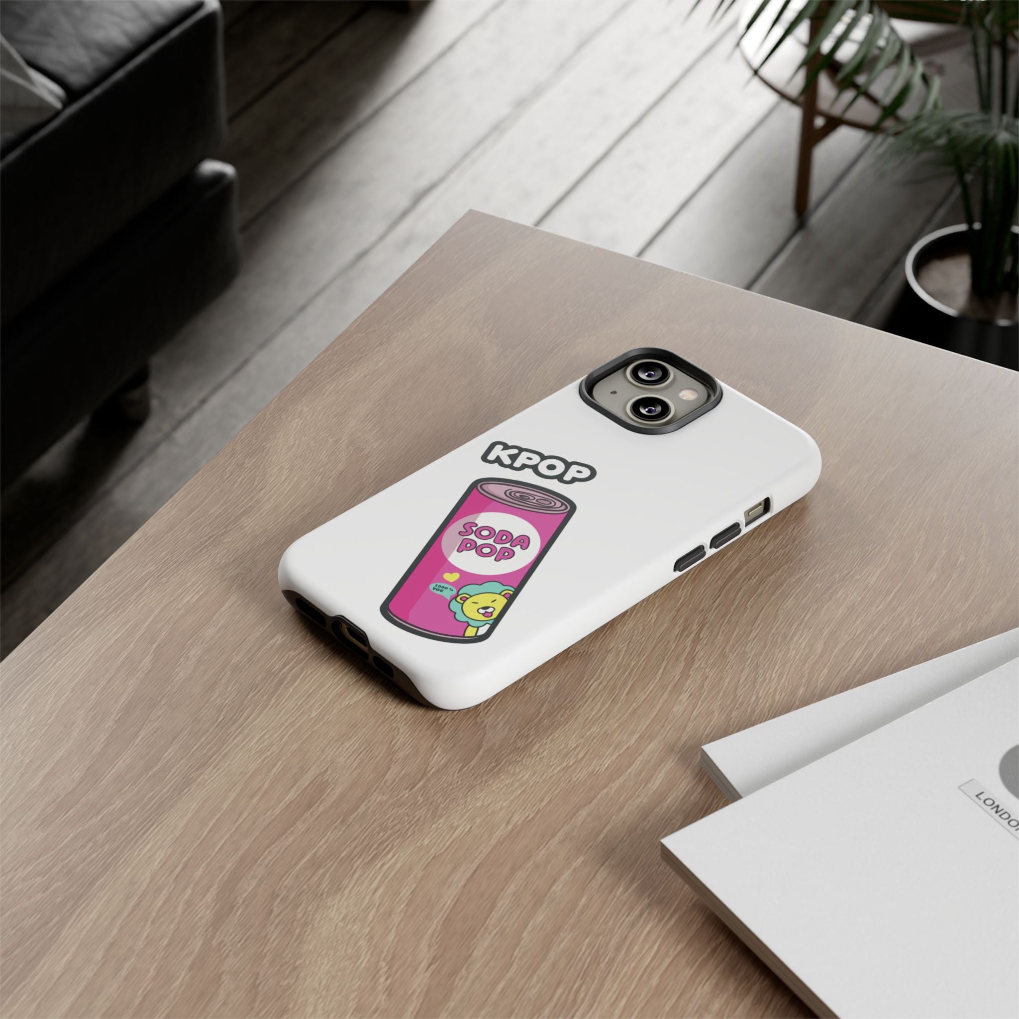 KPOP Style Soda Pop White Smartphone Tough Cases