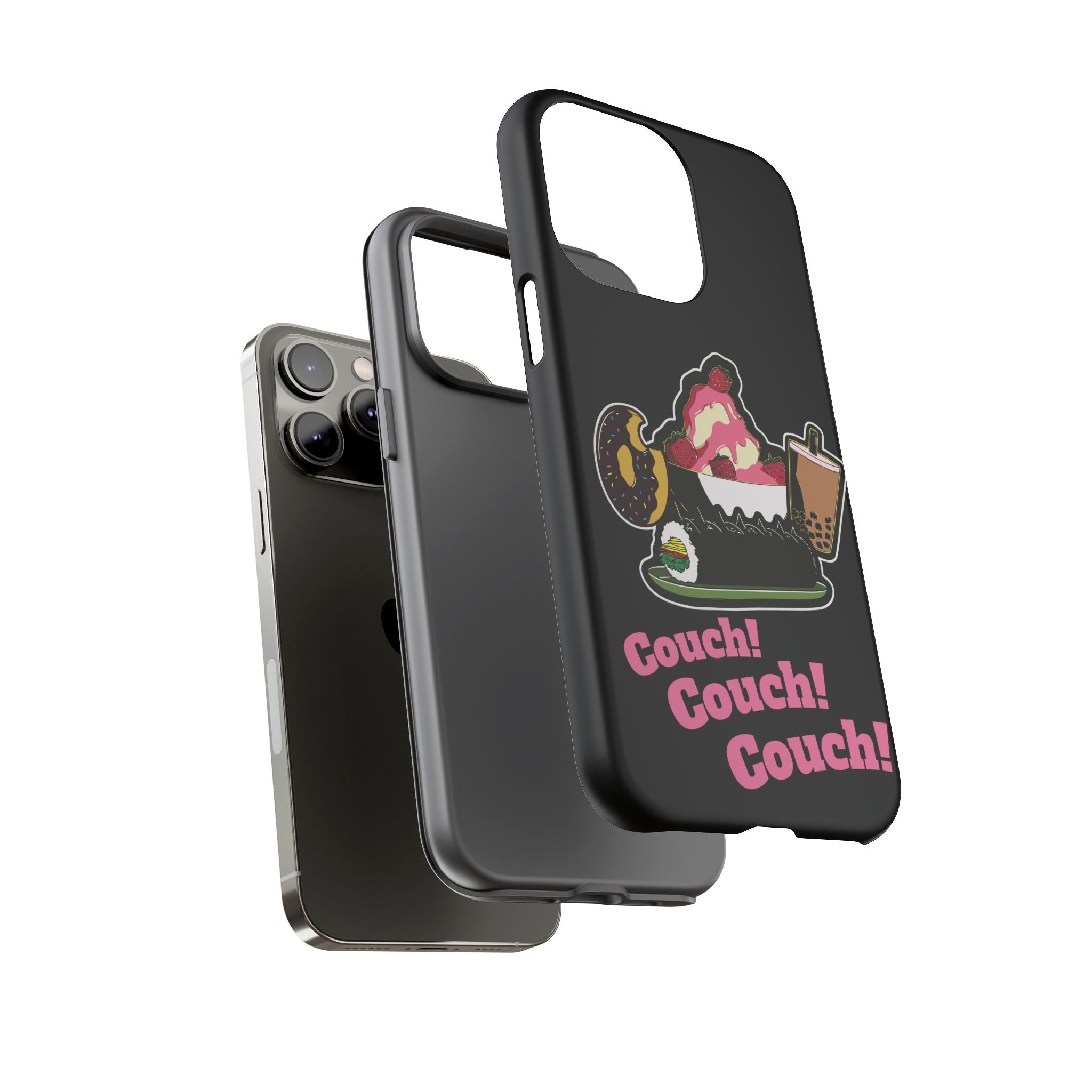 KPOP Style Black Couch Couch Couch Smartphone Tough Cases
