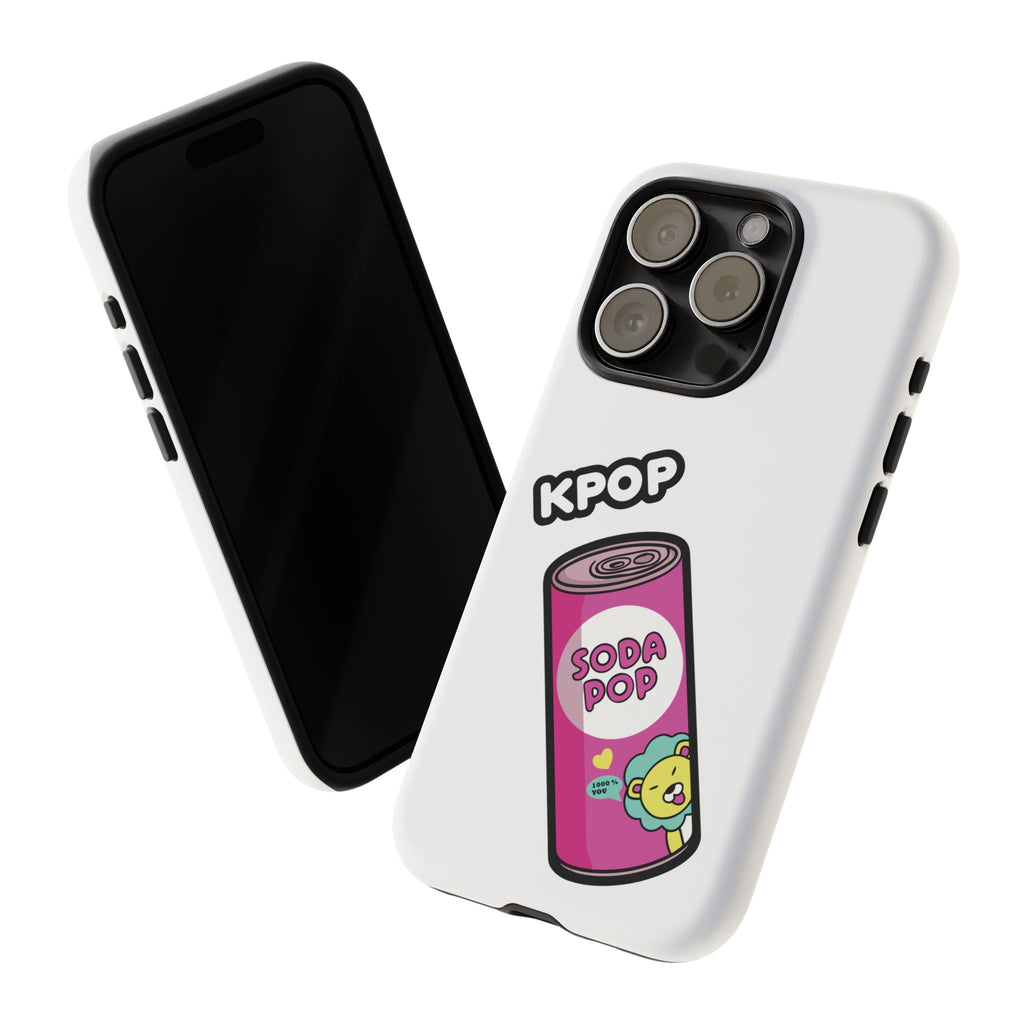 KPOP Style Soda Pop White Smartphone Tough Cases
