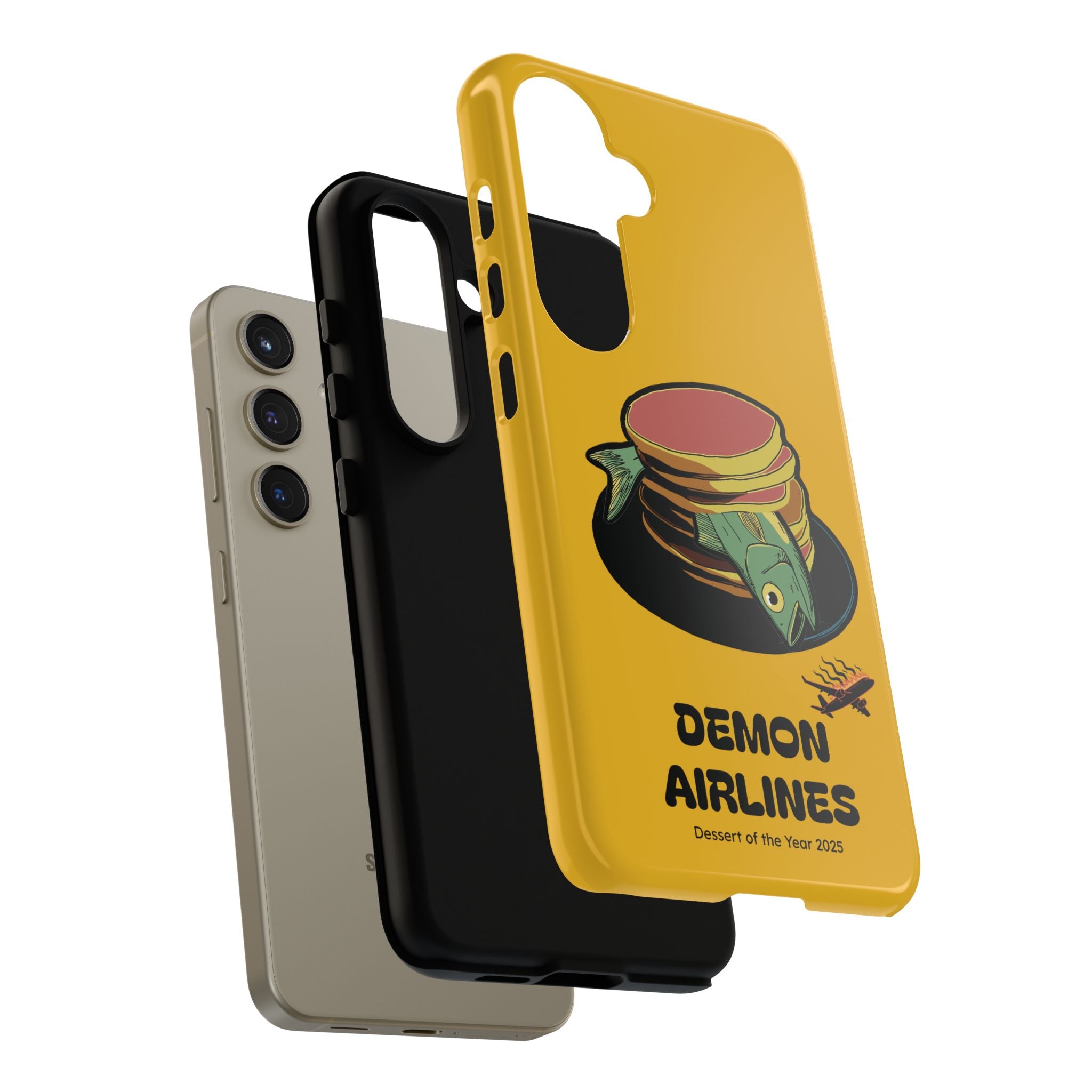KPOP Style Fish Pancakes Yellow Smartphone Tough Cases