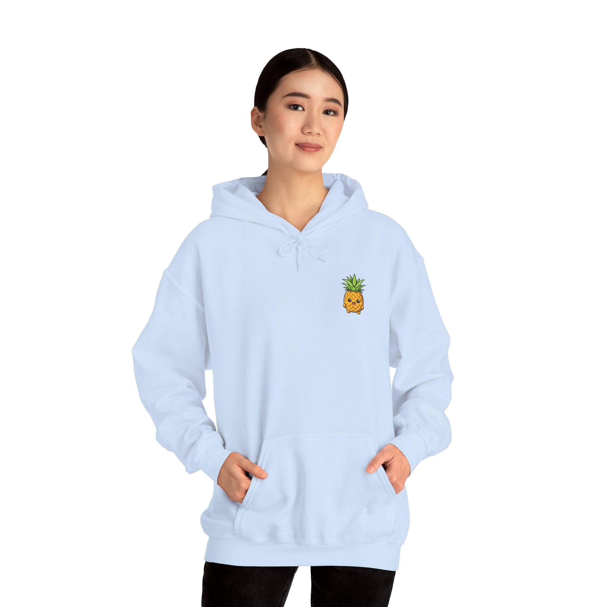 Pineapple / Ananas Minimampf Style Unisex Heavy Blend™ Hooded Sweatshirt