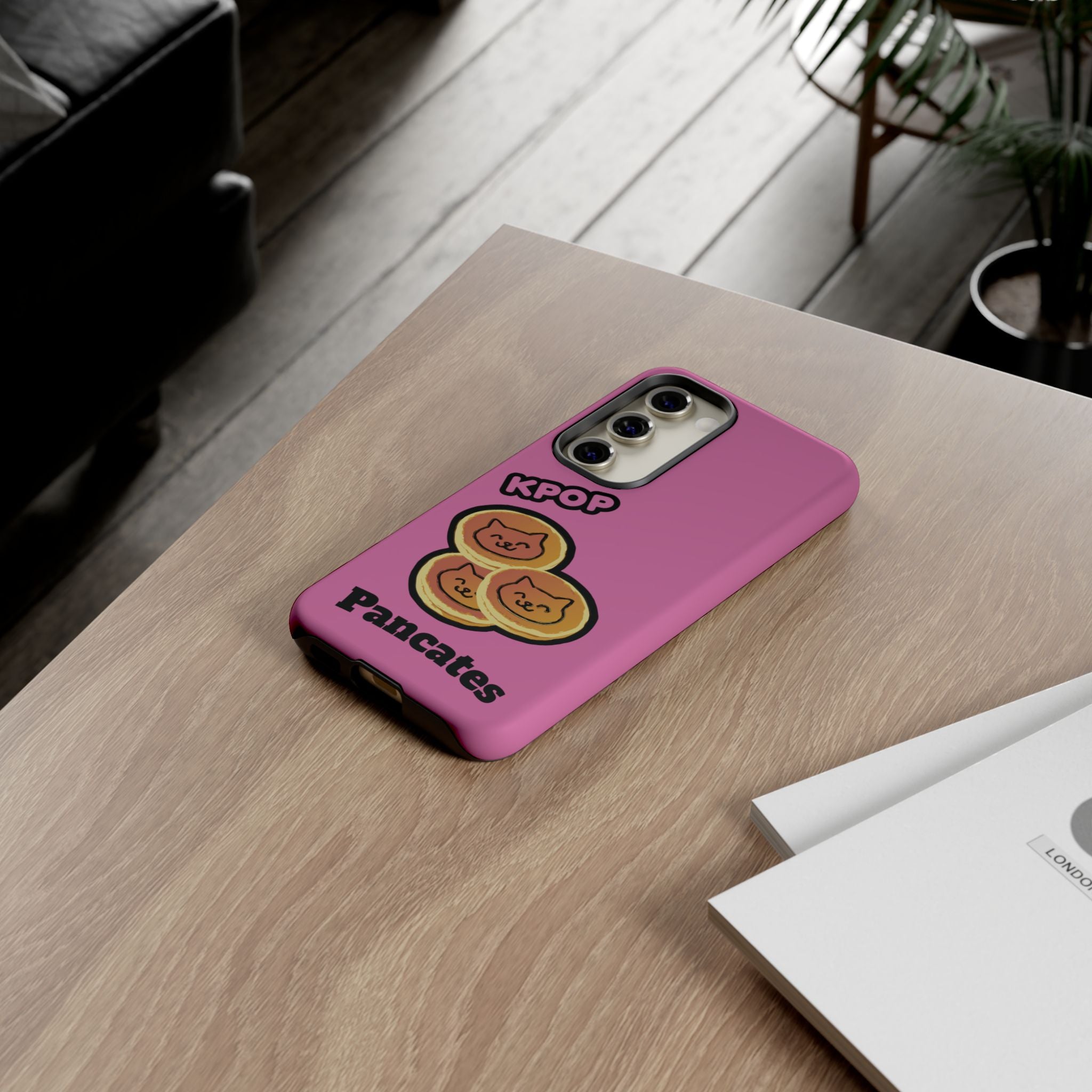 KPOP Style Pancates Pink Smartphone Tough Cases