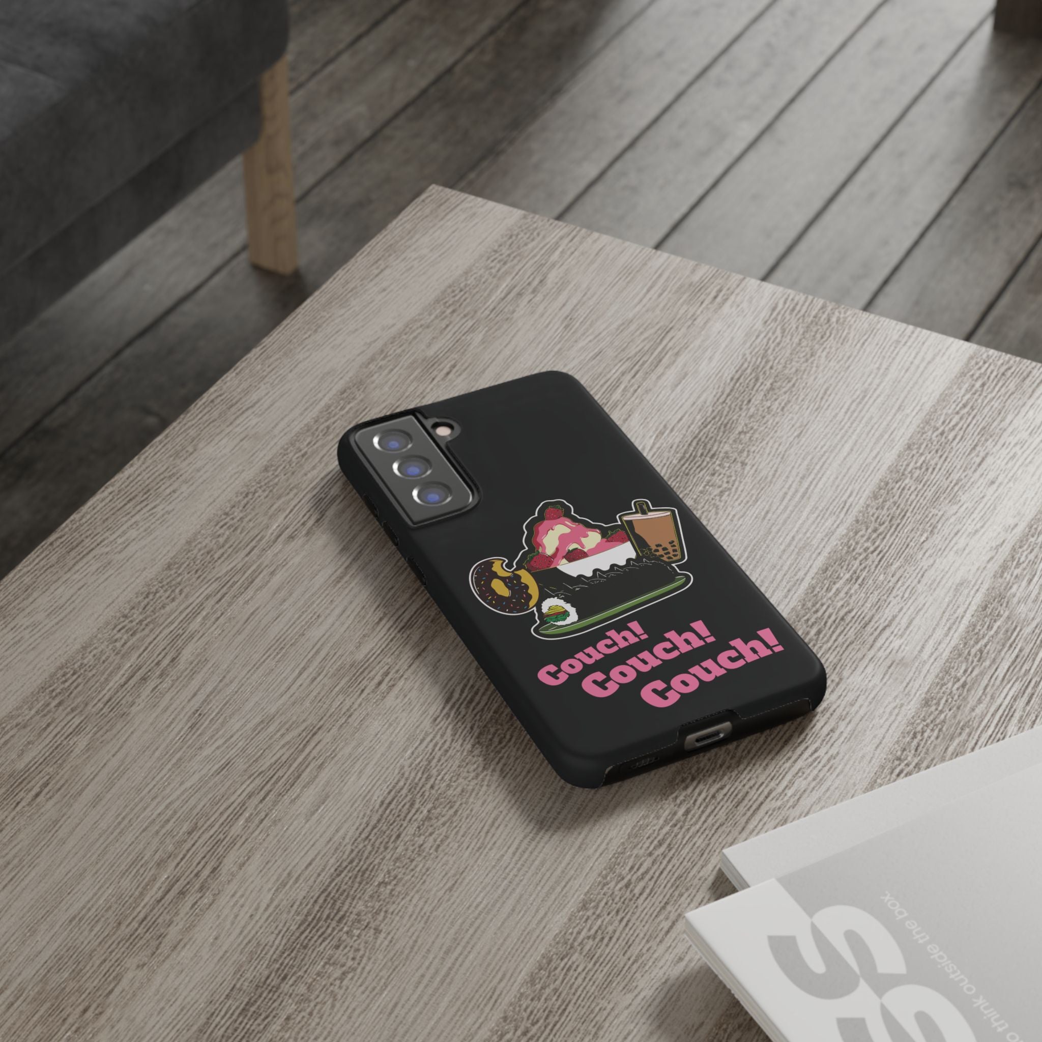 KPOP Style Black Couch Couch Couch Smartphone Tough Cases