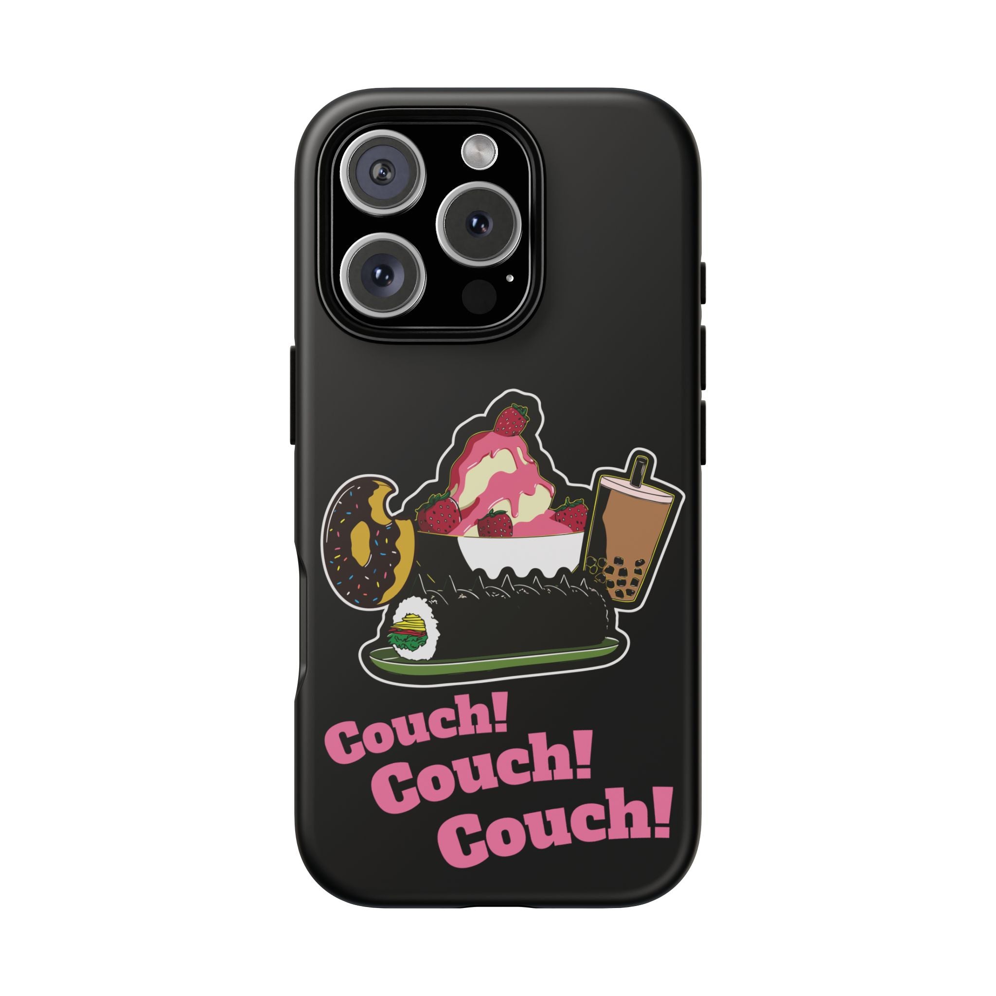 KPOP Style Black Couch Couch Couch Smartphone Tough Cases