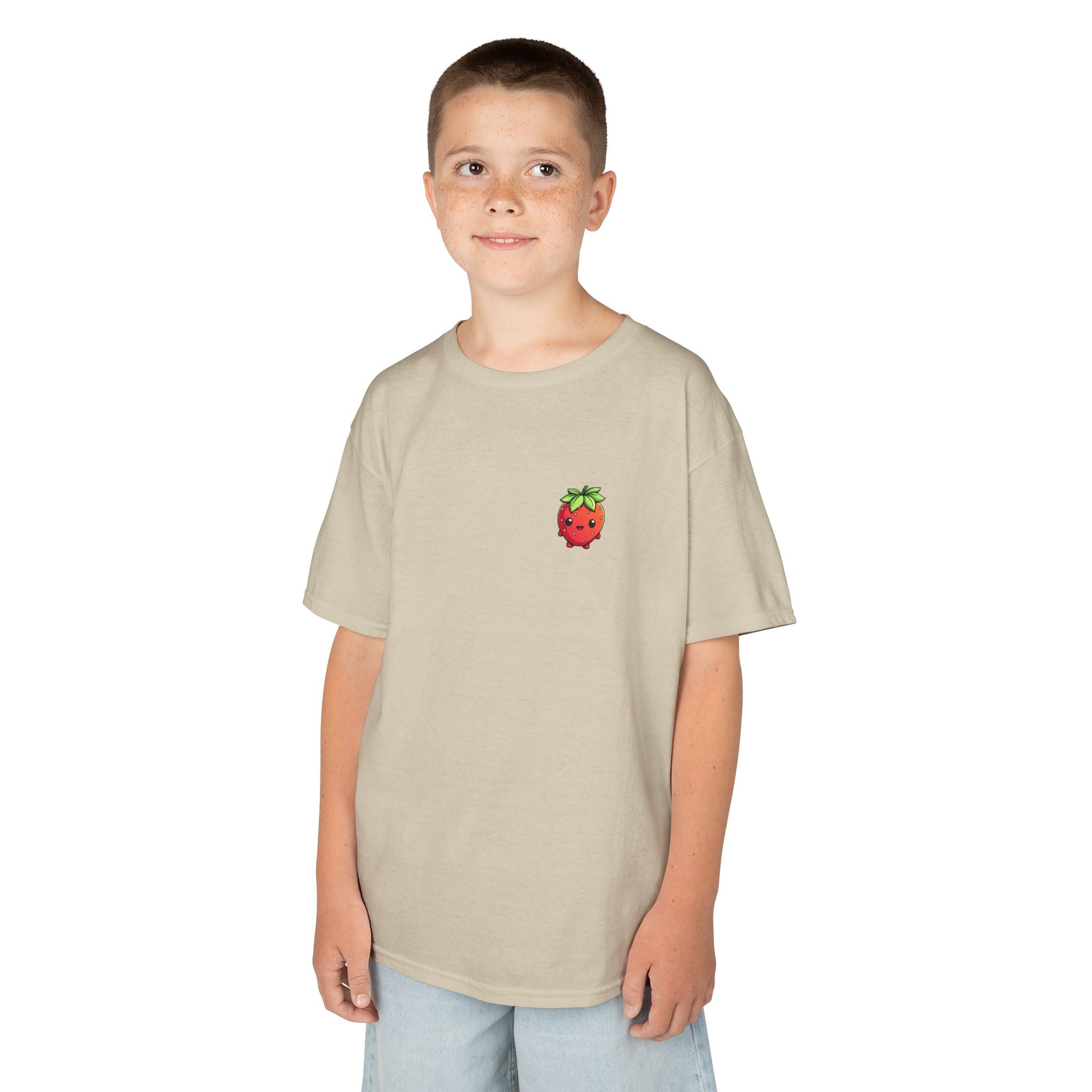 Strawberry / Erdbeer Minimampf Cartoon Kids Heavy Cotton™ Tee