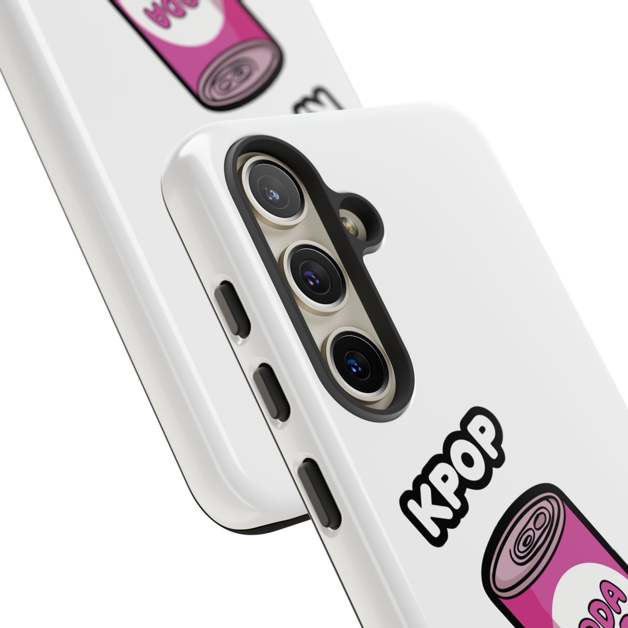 KPOP Style Soda Pop White Smartphone Tough Cases