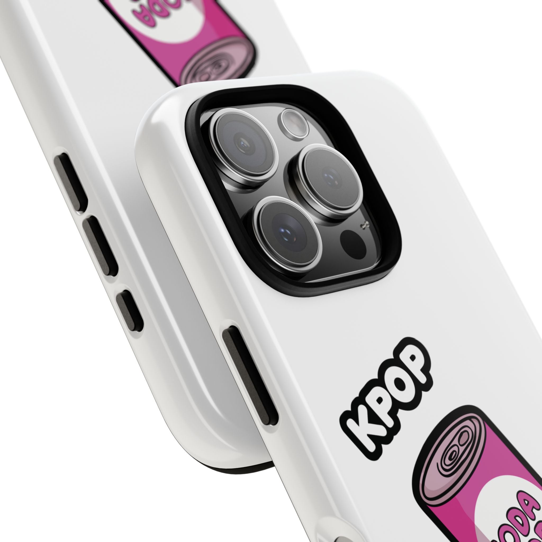 KPOP Style Soda Pop White Smartphone Tough Cases