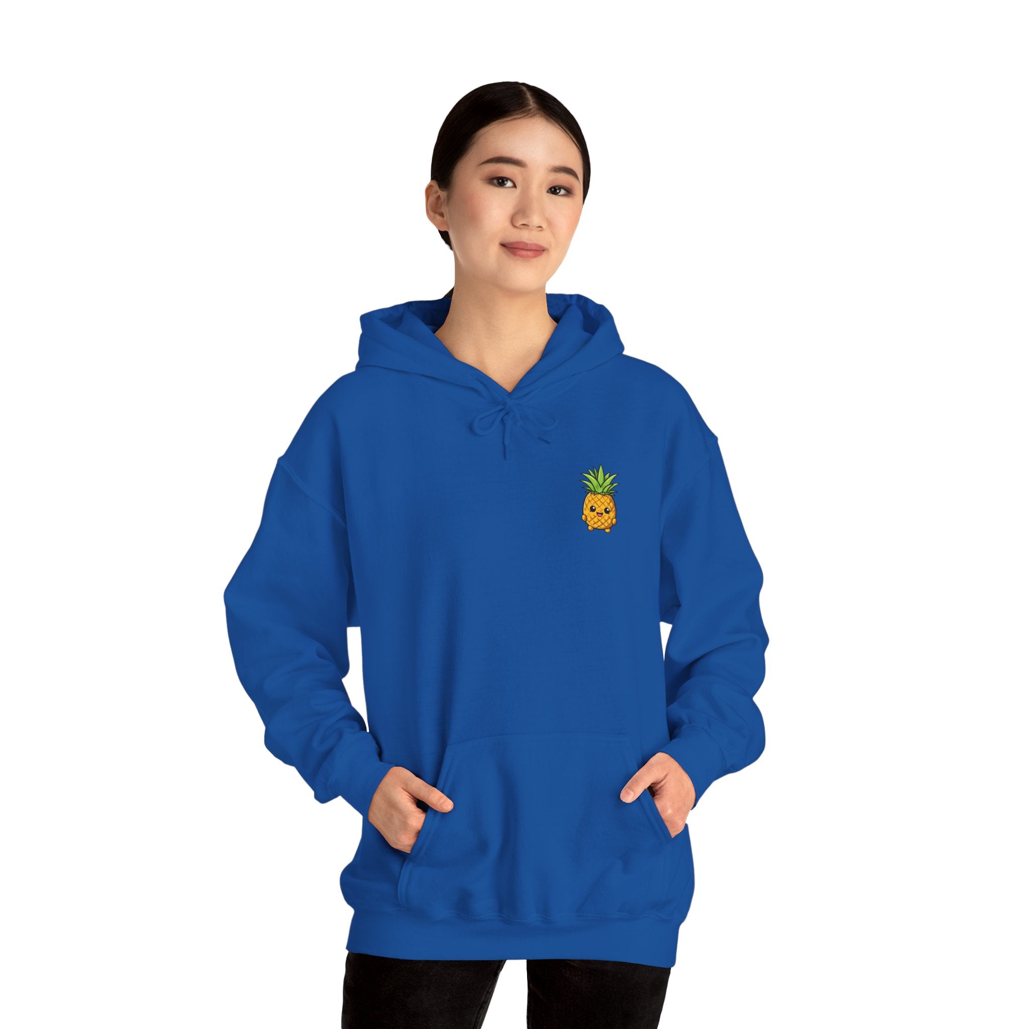Pineapple / Ananas Minimampf Style Unisex Heavy Blend™ Hooded Sweatshirt