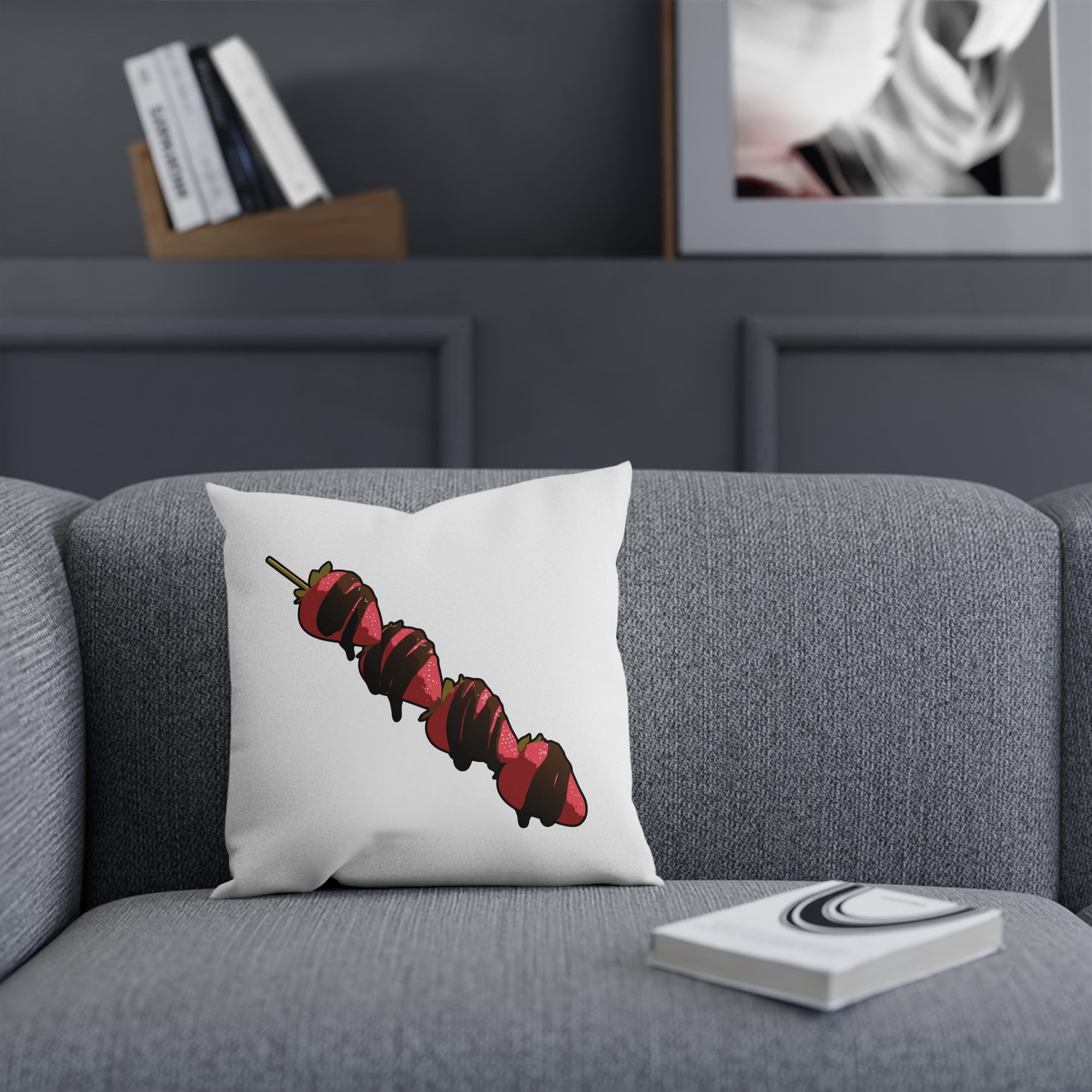 Fruchtspieß / Fruit Skewer Style Cushion / Kissen