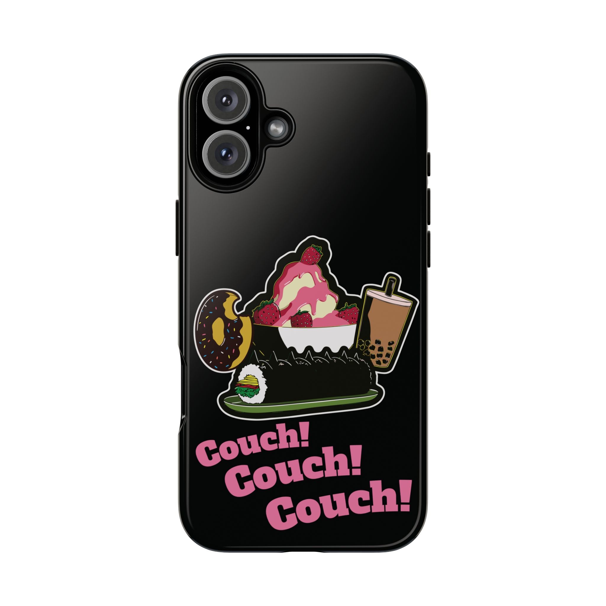 KPOP Style Black Couch Couch Couch Smartphone Tough Cases