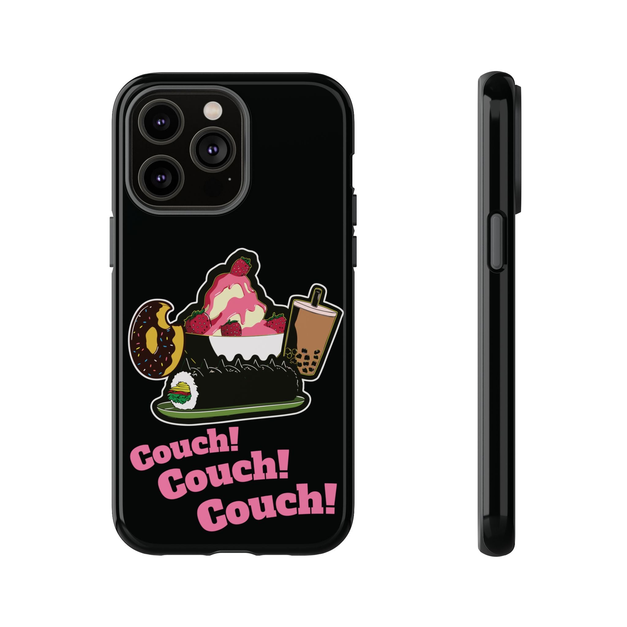 KPOP Style Black Couch Couch Couch Smartphone Tough Cases