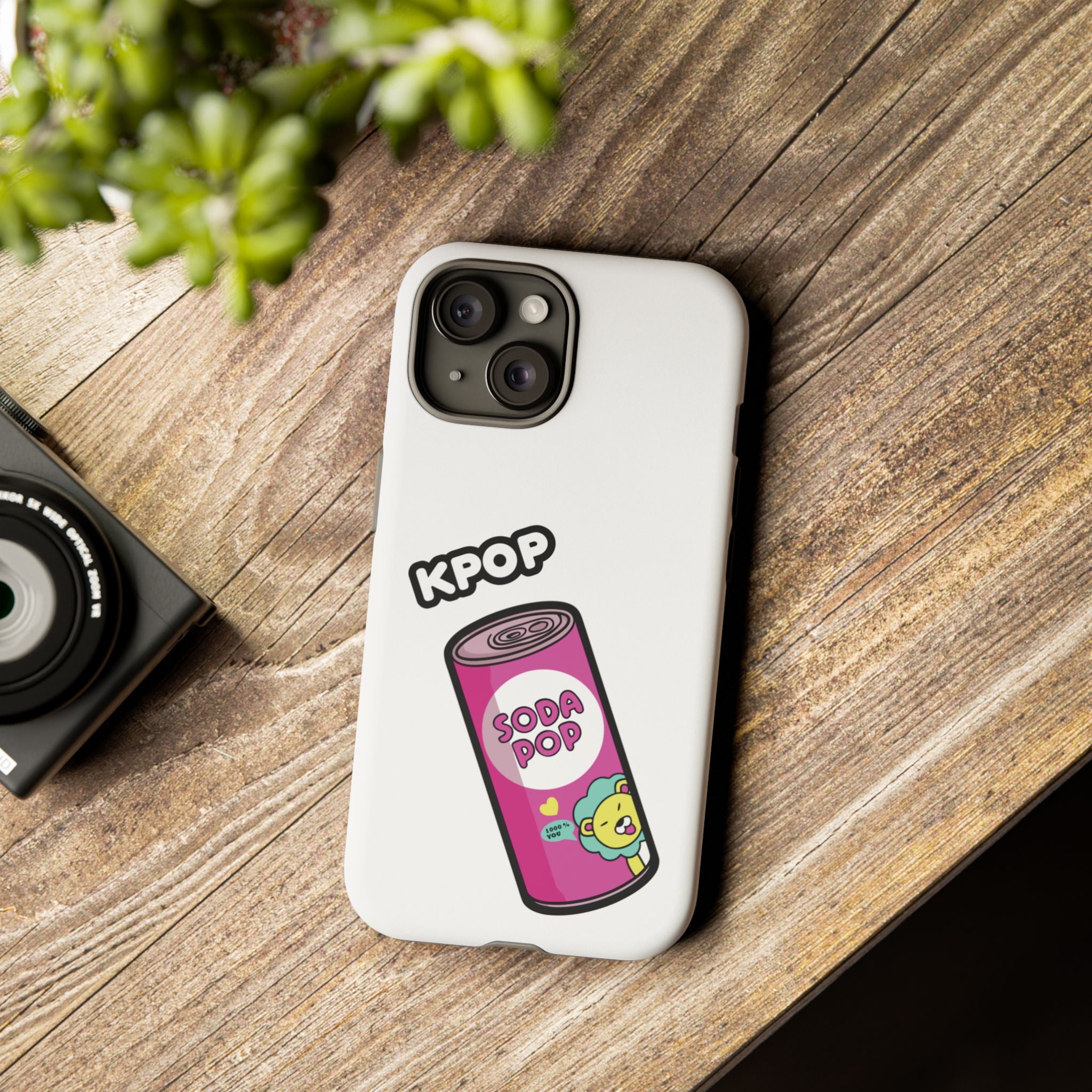 KPOP Style Soda Pop White Smartphone Tough Cases