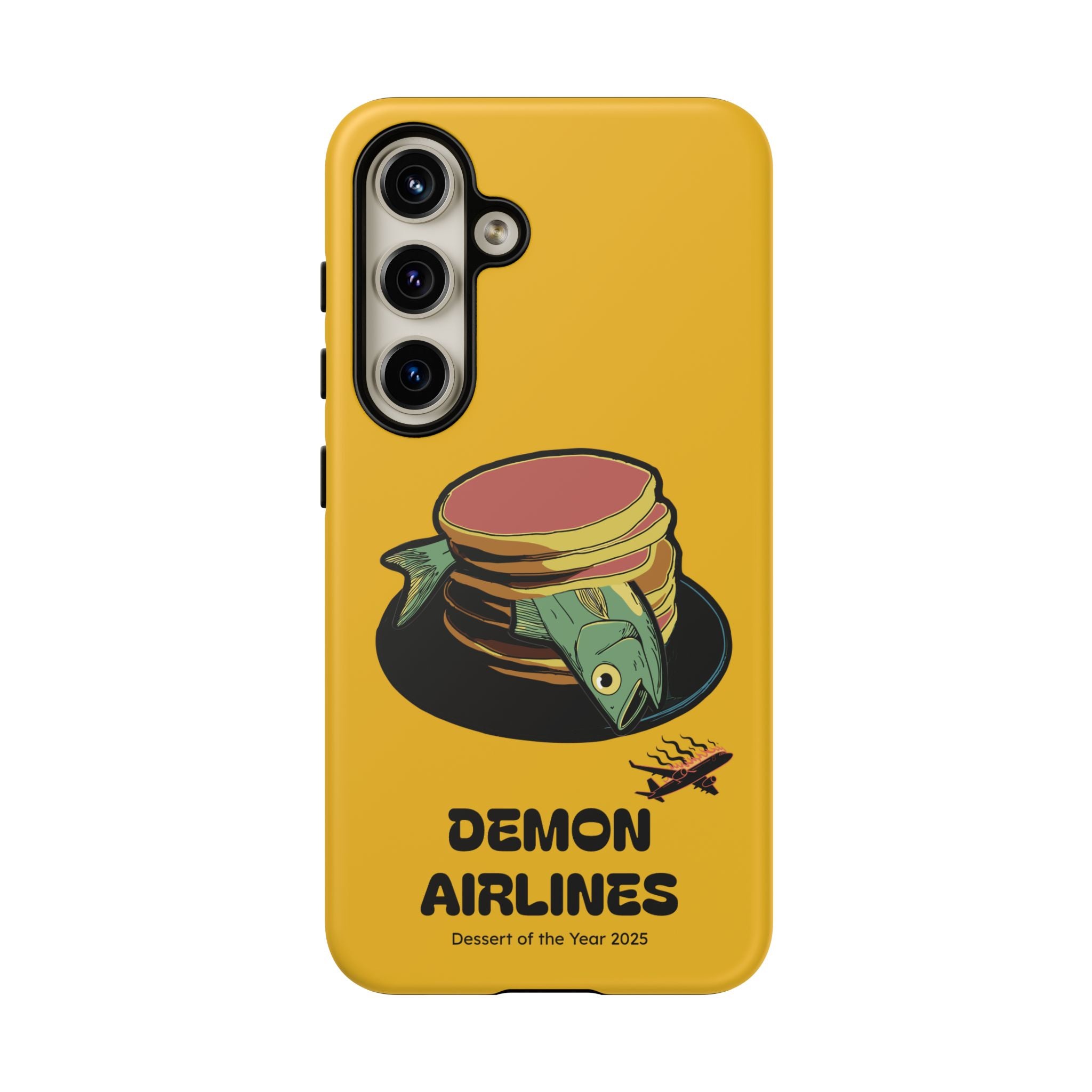 KPOP Style Fish Pancakes Yellow Smartphone Tough Cases