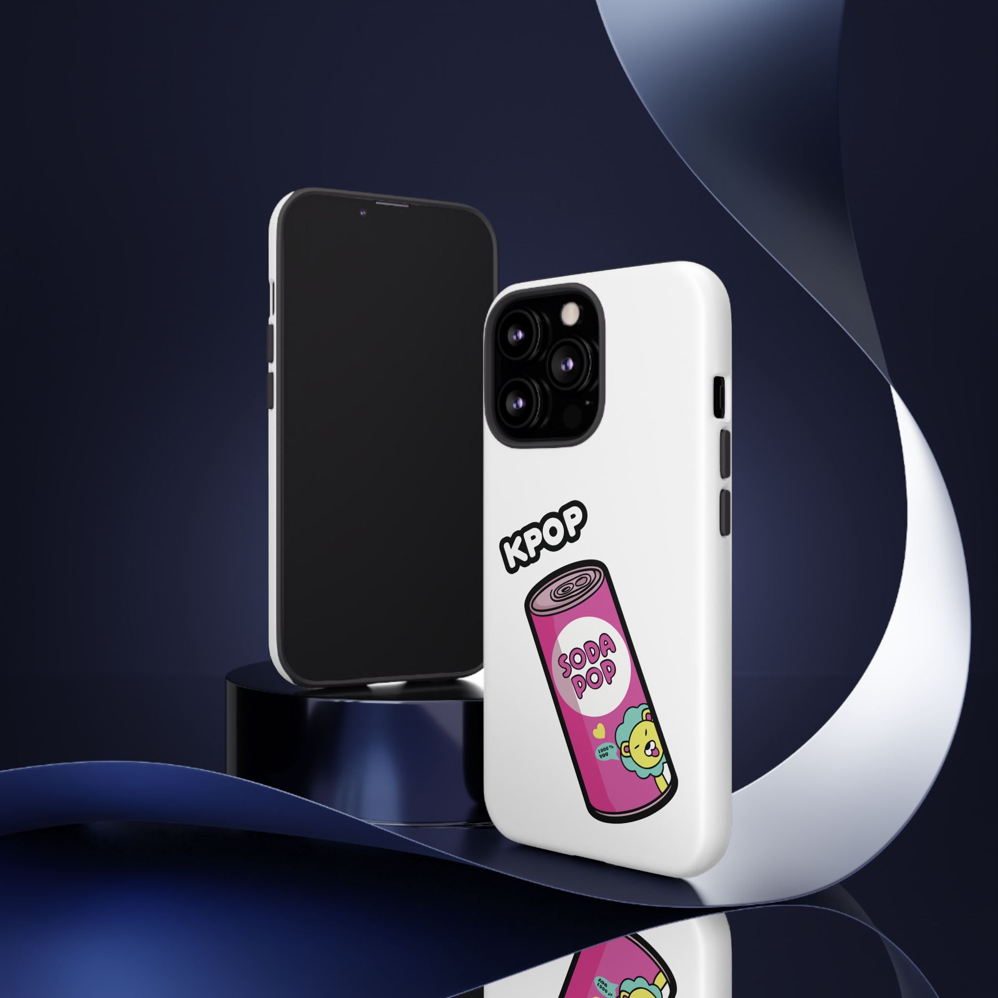 KPOP Style Soda Pop White Smartphone Tough Cases