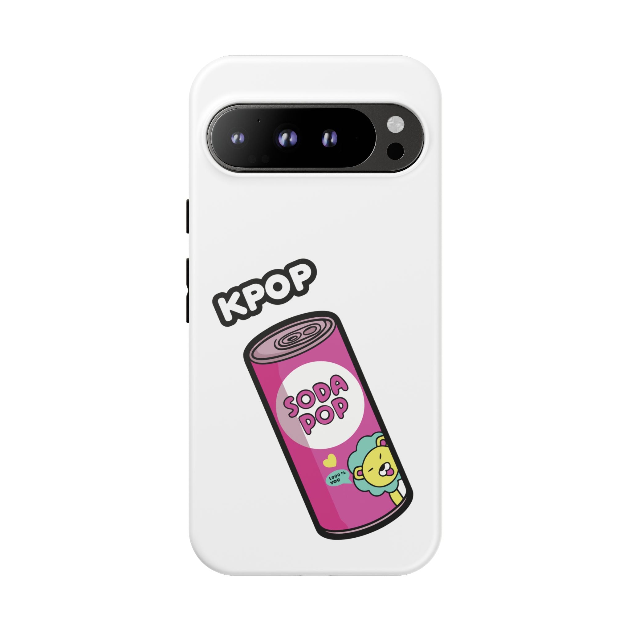 KPOP Style Soda Pop White Smartphone Tough Cases