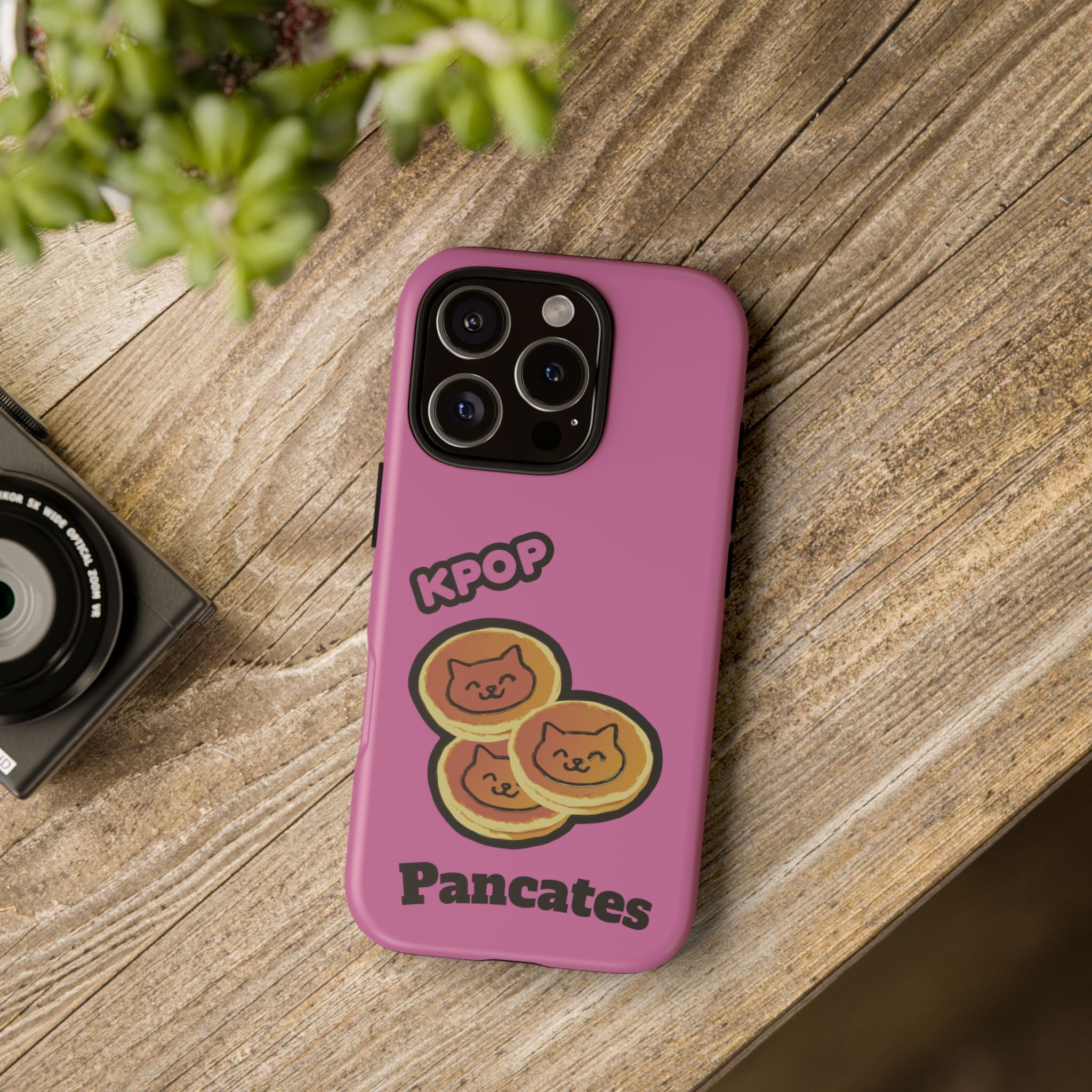 KPOP Style Pancates Pink Smartphone Tough Cases