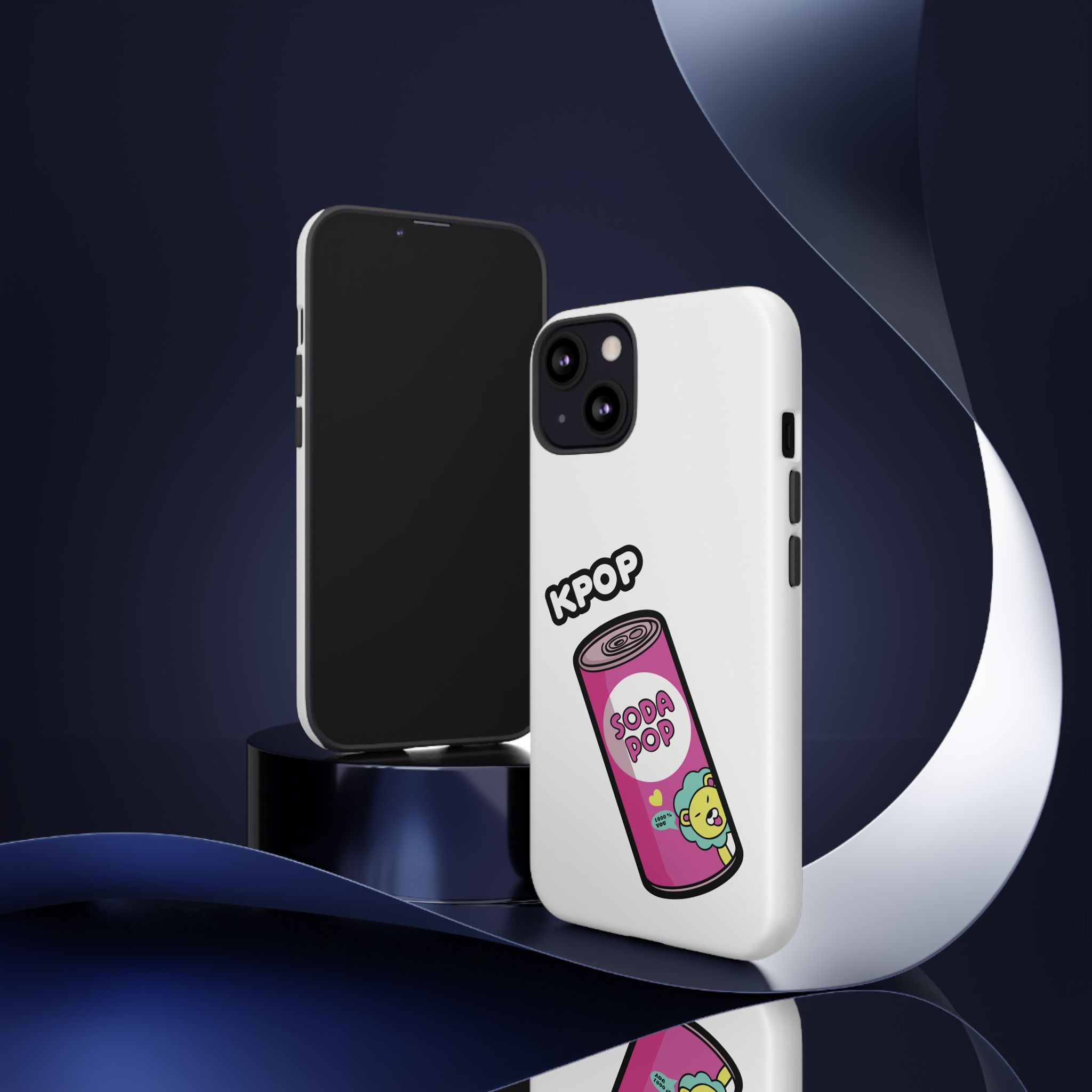 KPOP Style Soda Pop White Smartphone Tough Cases