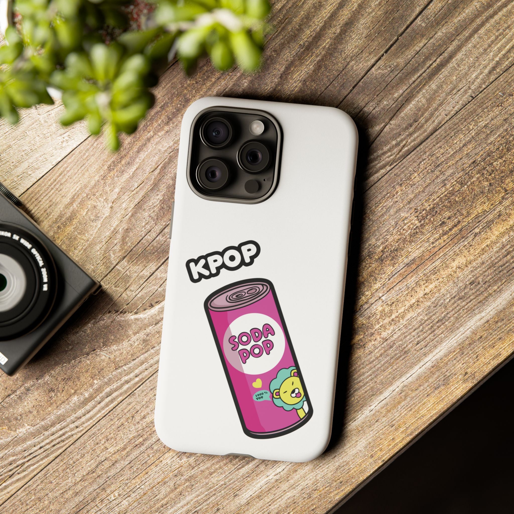 KPOP Style Soda Pop White Smartphone Tough Cases