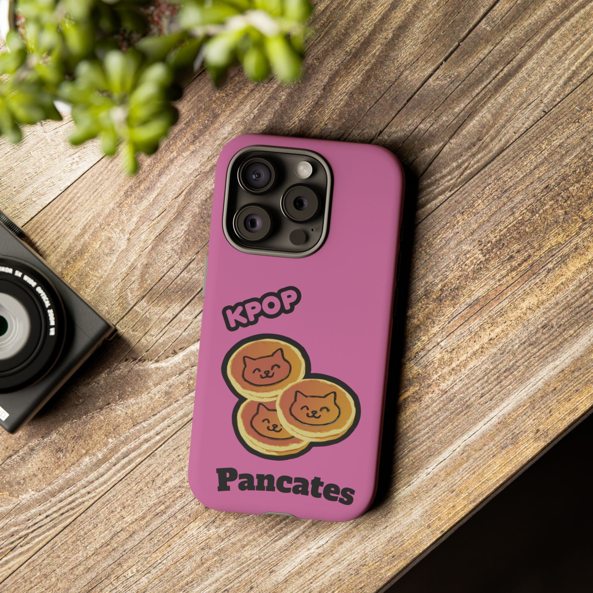 KPOP Style Pancates Pink Smartphone Tough Cases