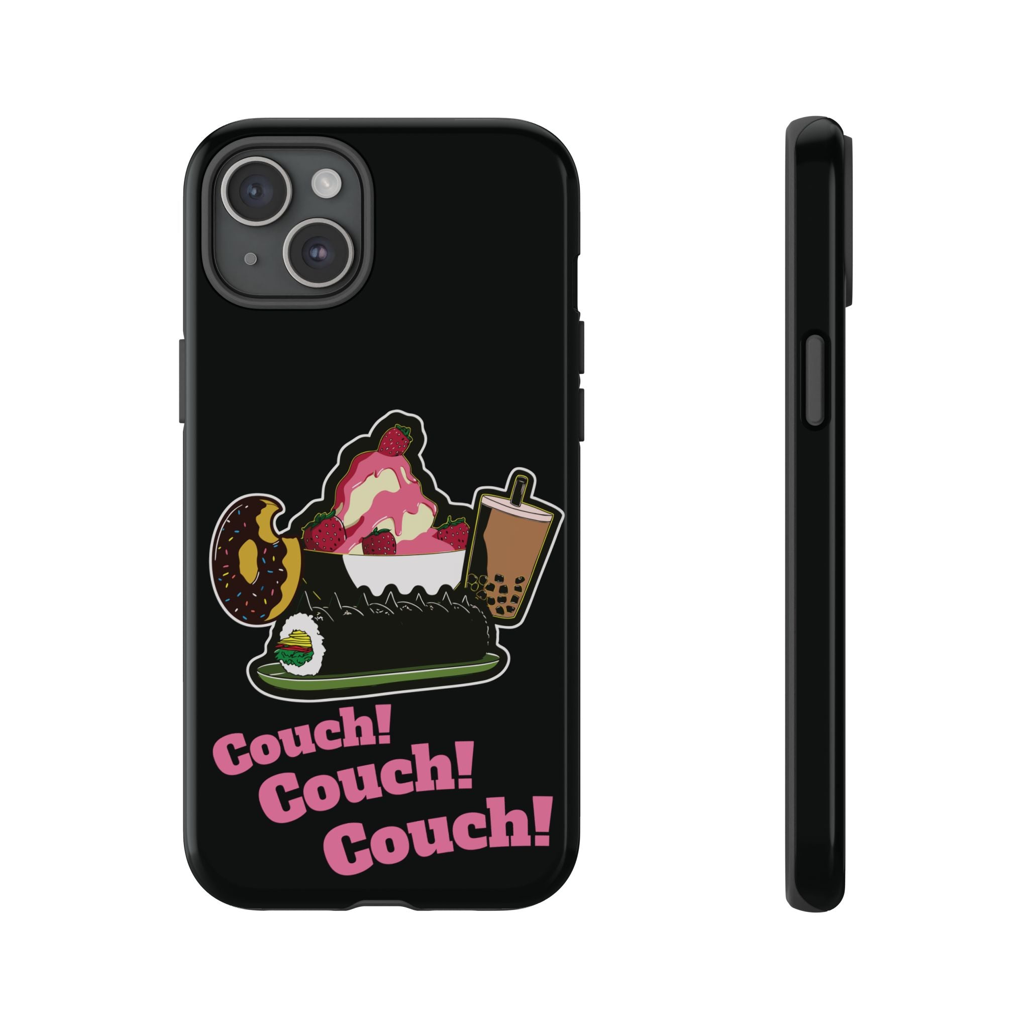 KPOP Style Black Couch Couch Couch Smartphone Tough Cases