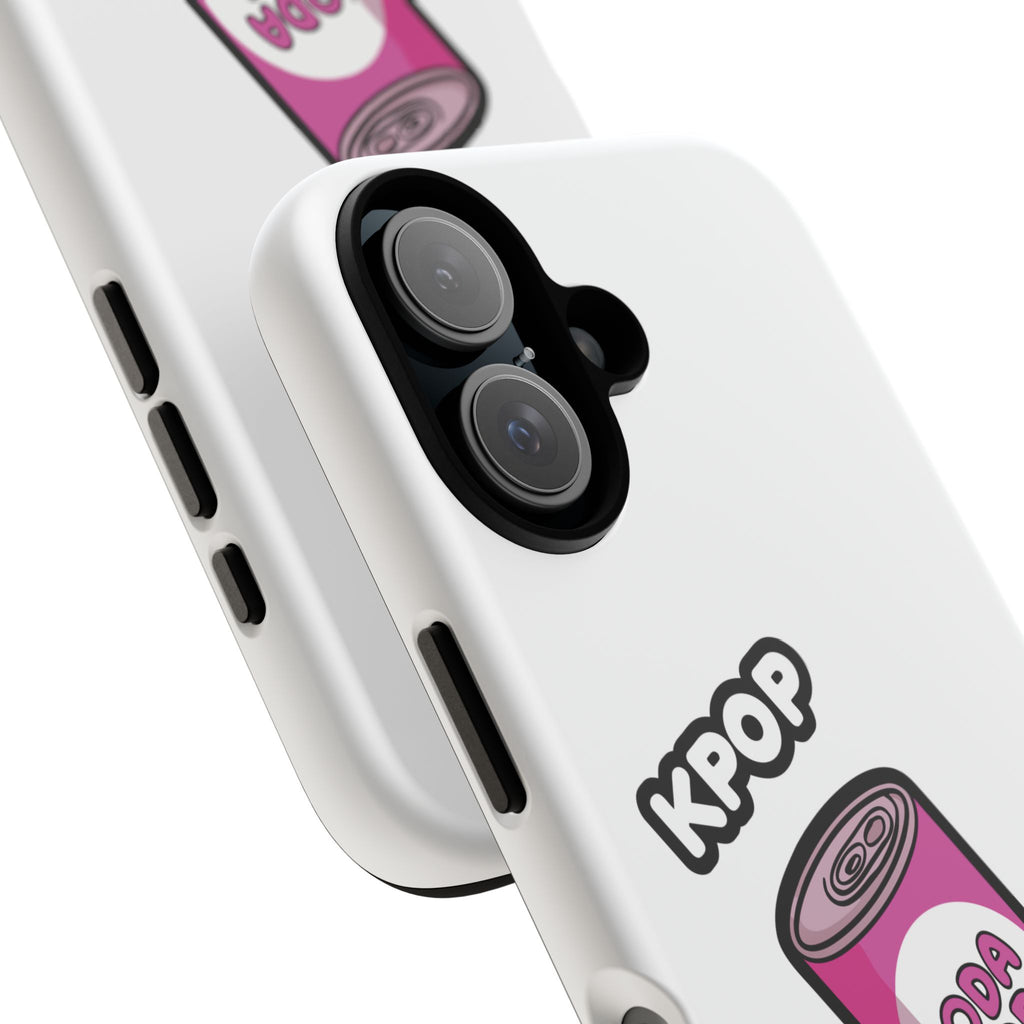 KPOP Style Soda Pop White Smartphone Tough Cases