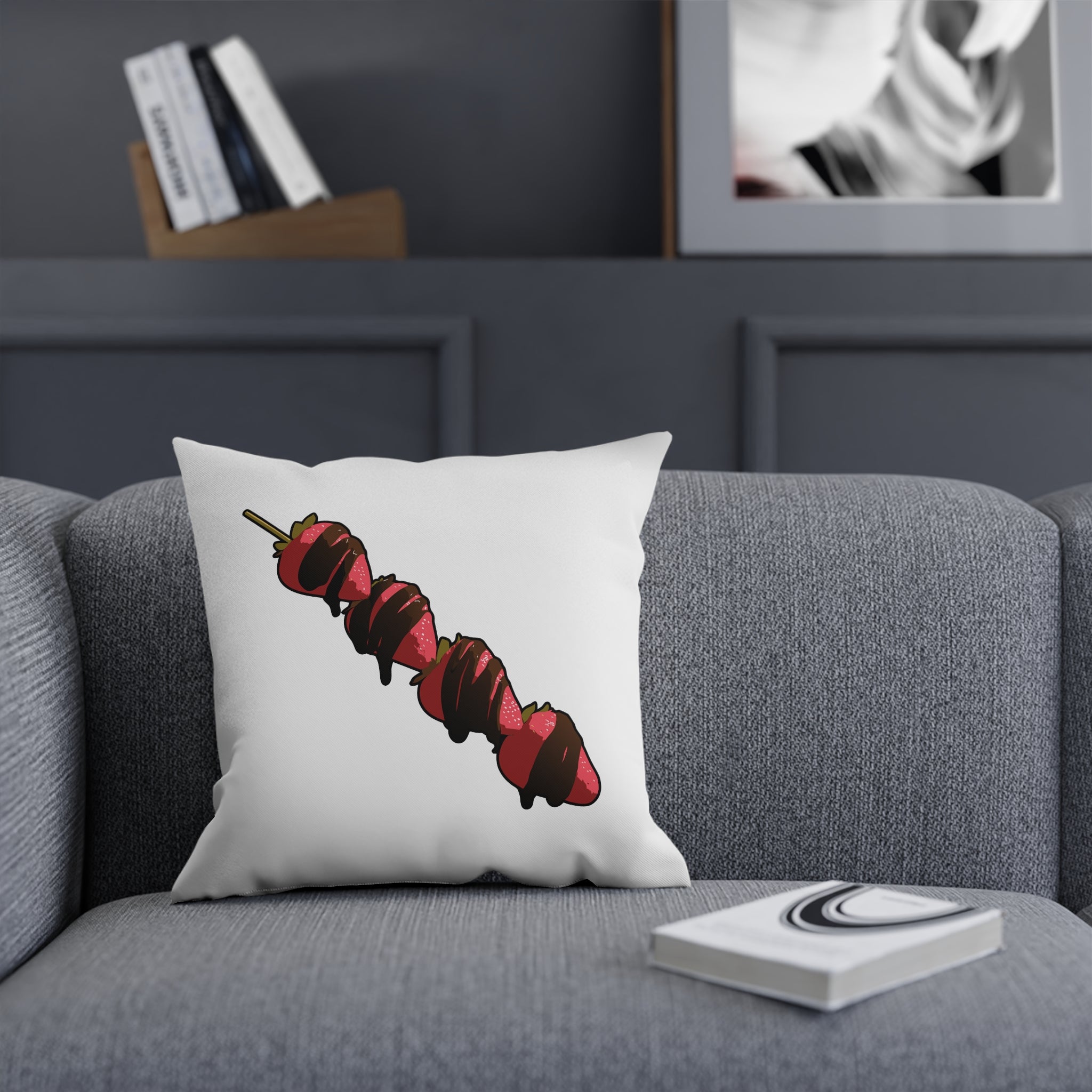 Fruchtspieß / Fruit Skewer Style Cushion / Kissen